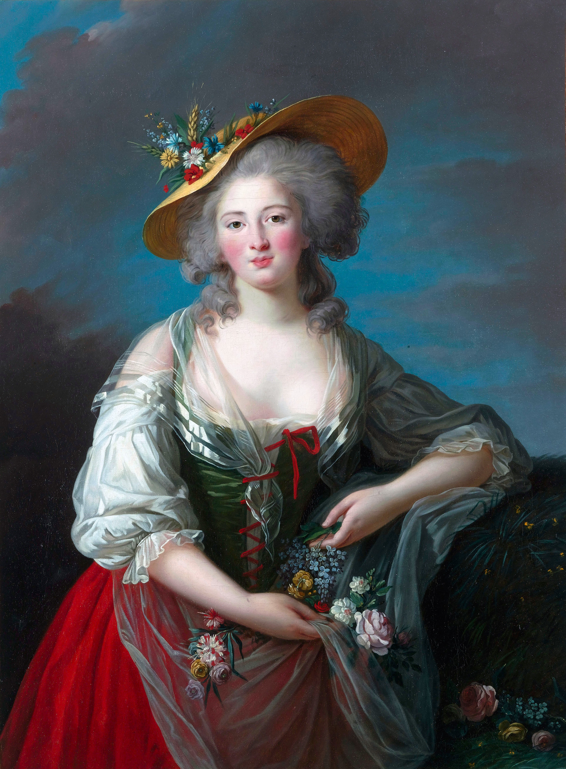 Madame Elisabeth de France by Élisabeth Vigée Le Brun