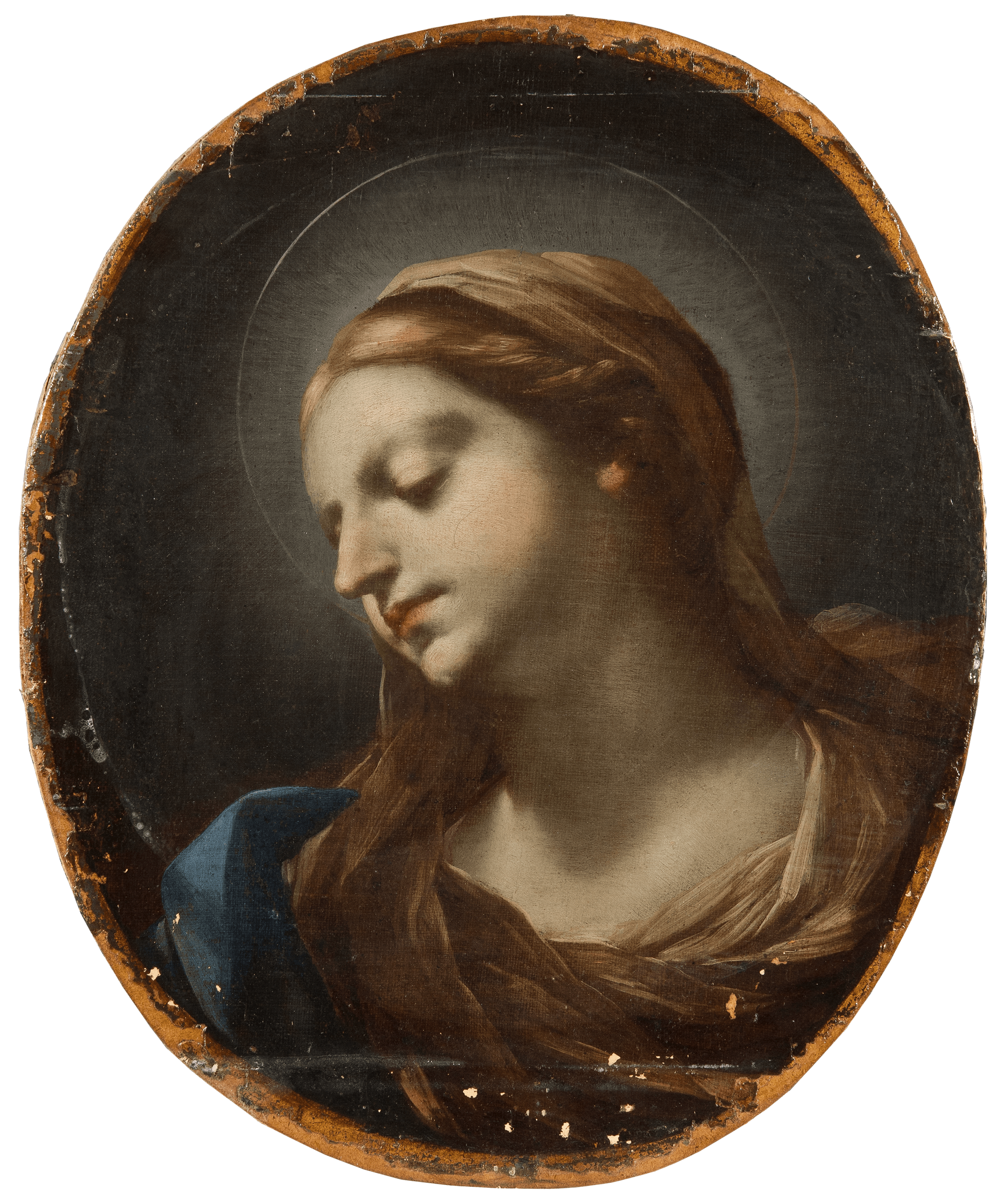 Head of the Virgin by Elisabetta Sirani