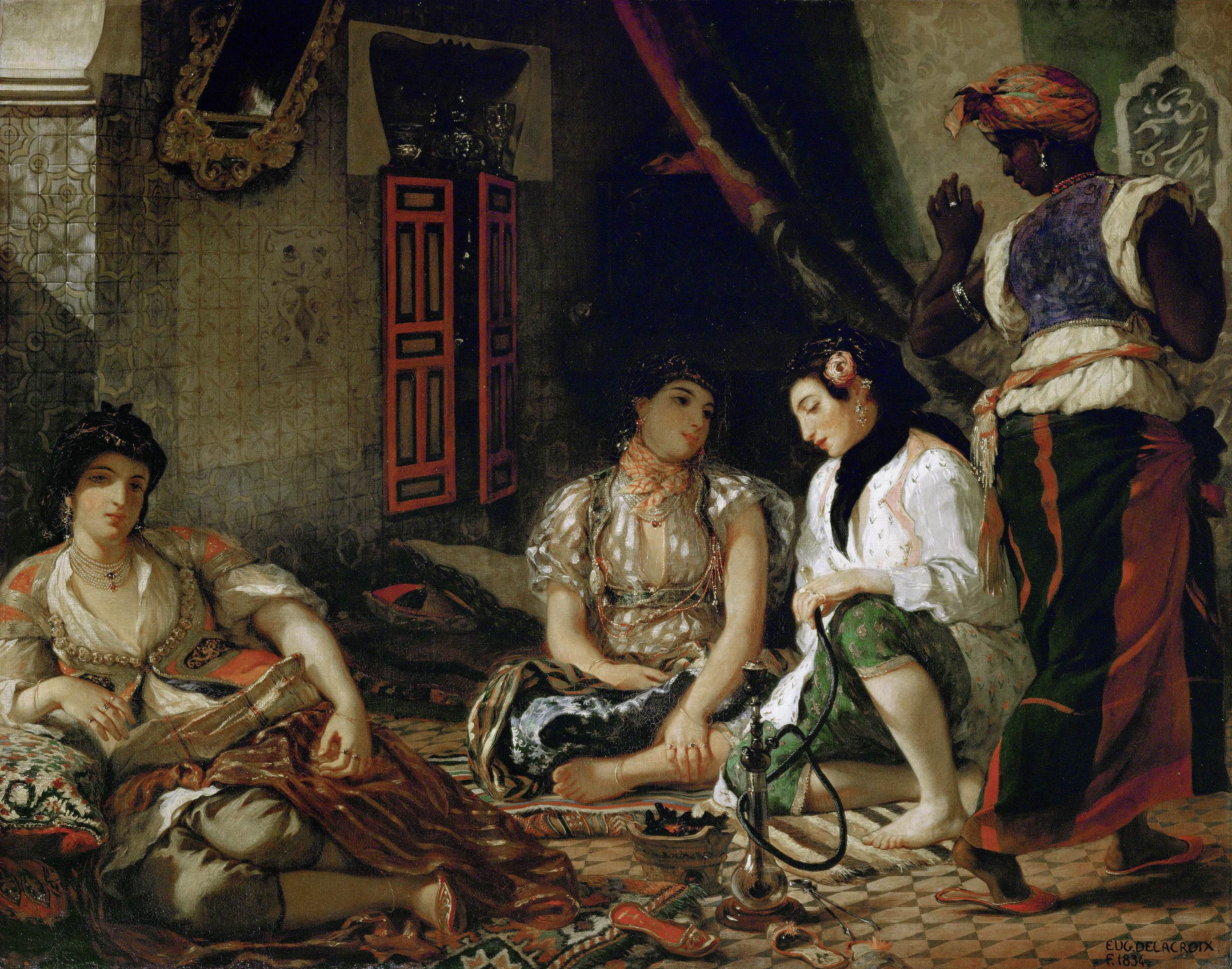 The Women of Algiers by Eugène Delacroix