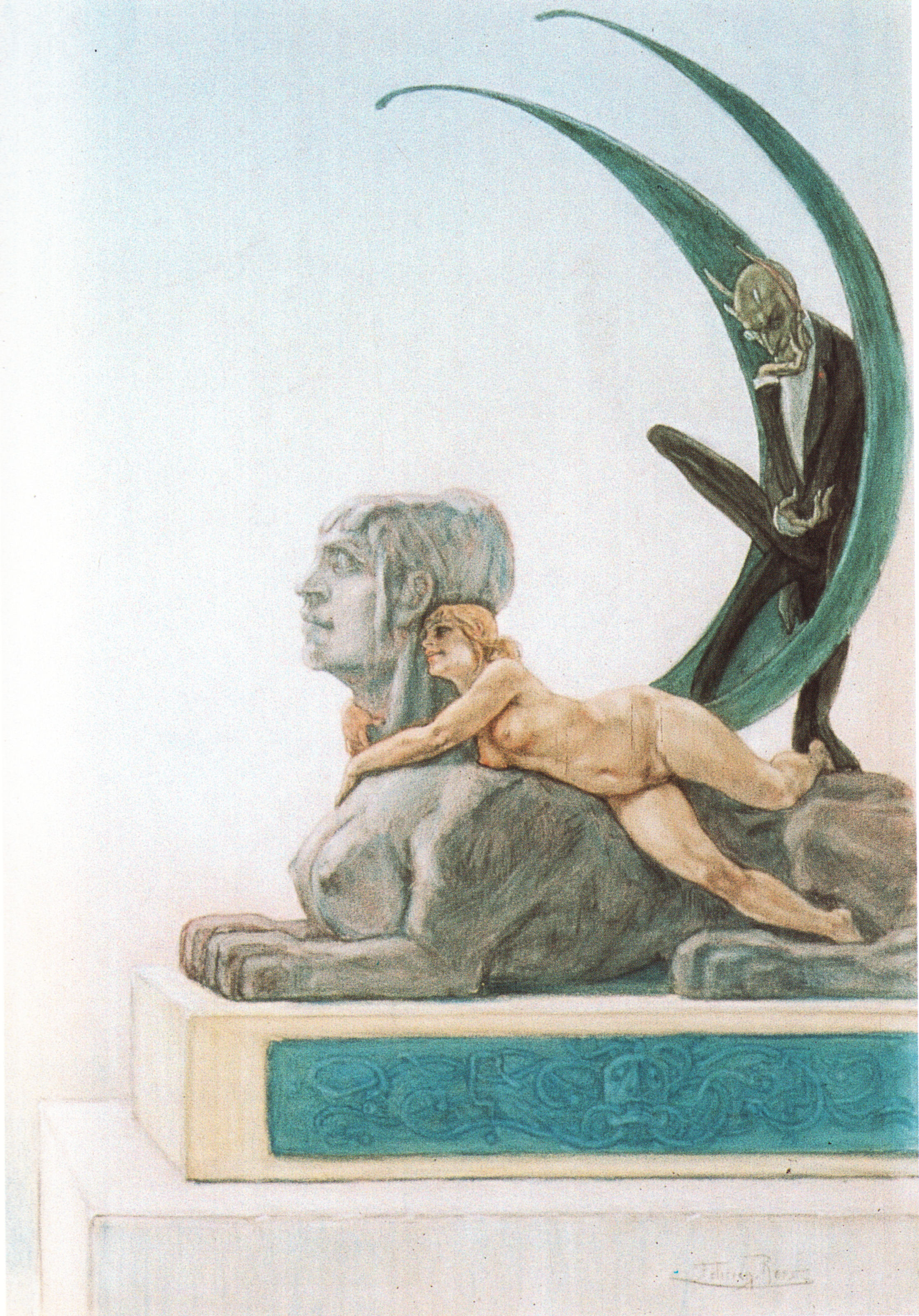 The Sphinx by Félicien Rops
