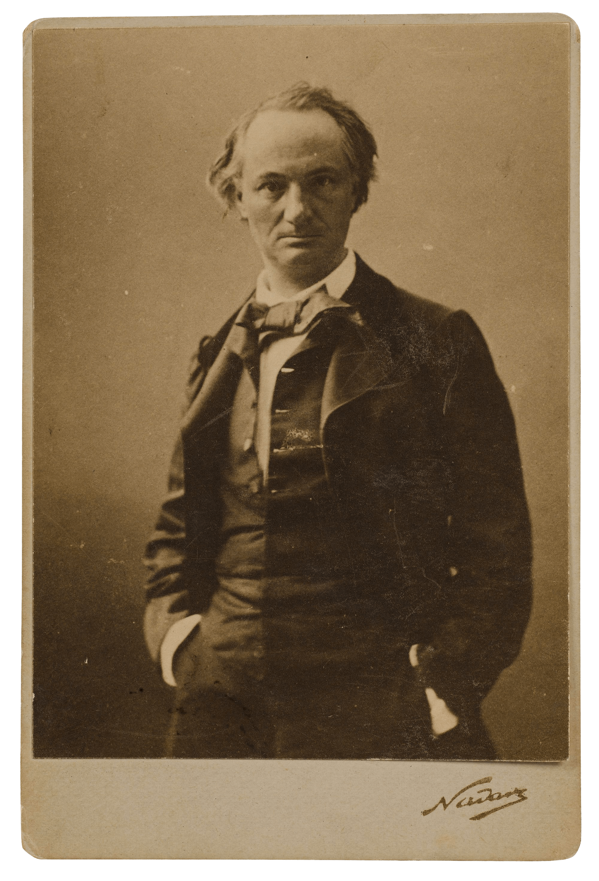 Portrait of Charles Baudelaire by Félix Nadar