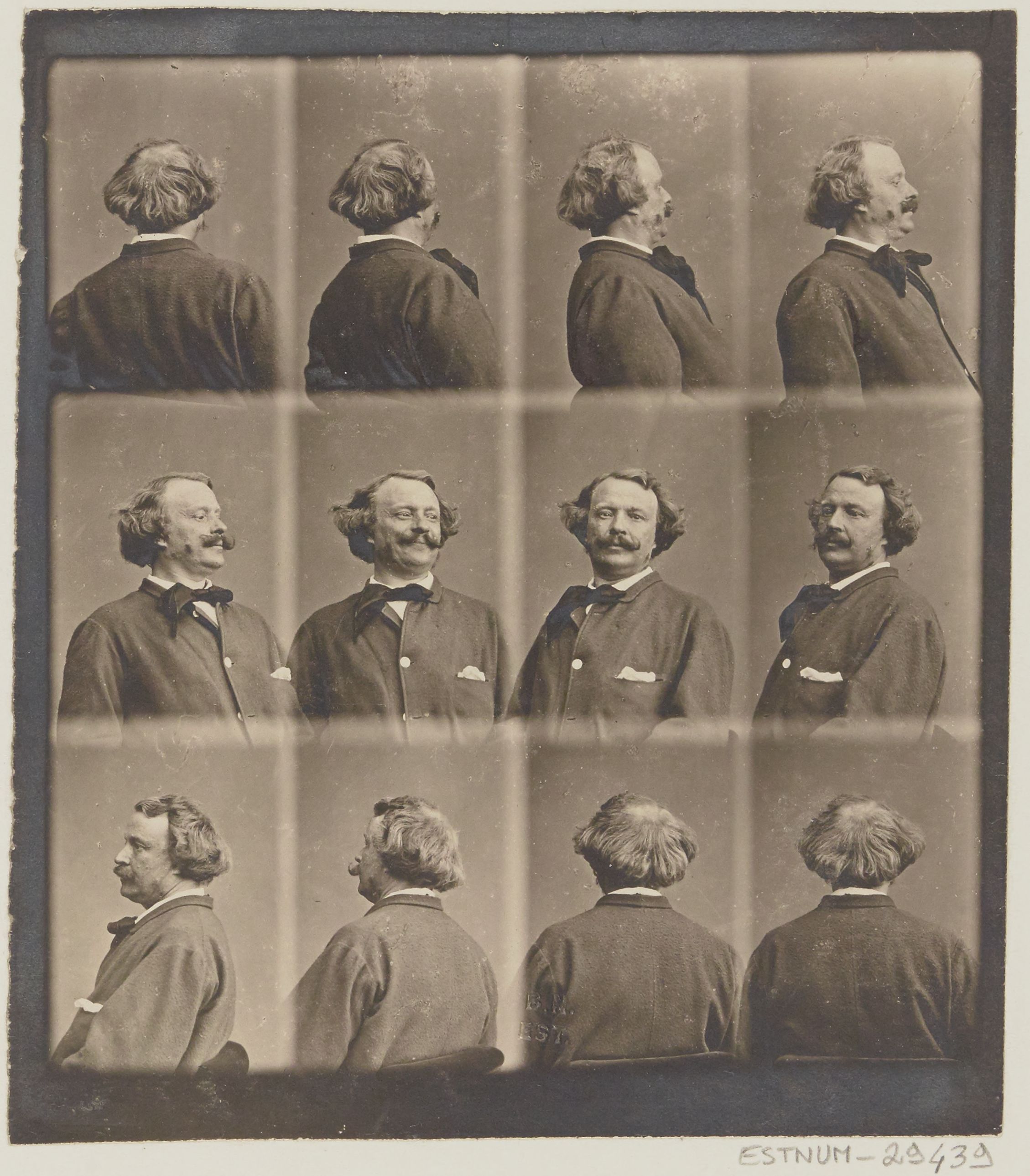 Revolving Self Portrait by Félix Nadar