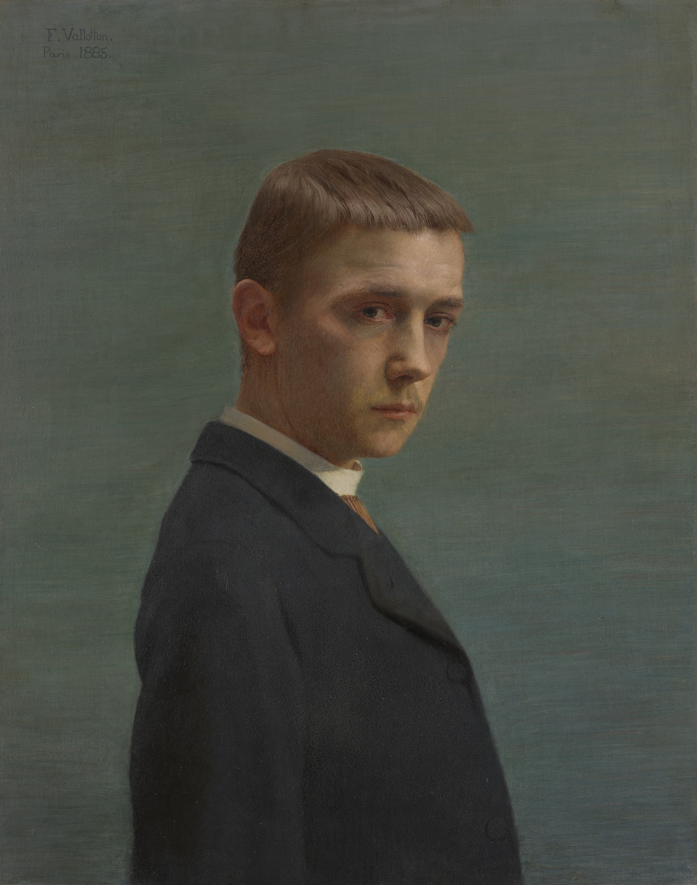 Self-Portrait at the Age of Twenty by Félix Vallotton