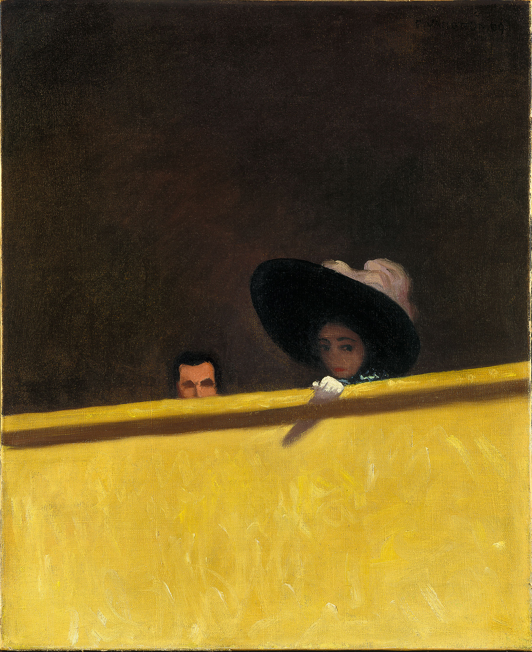 The Theatre Box by Félix Vallotton