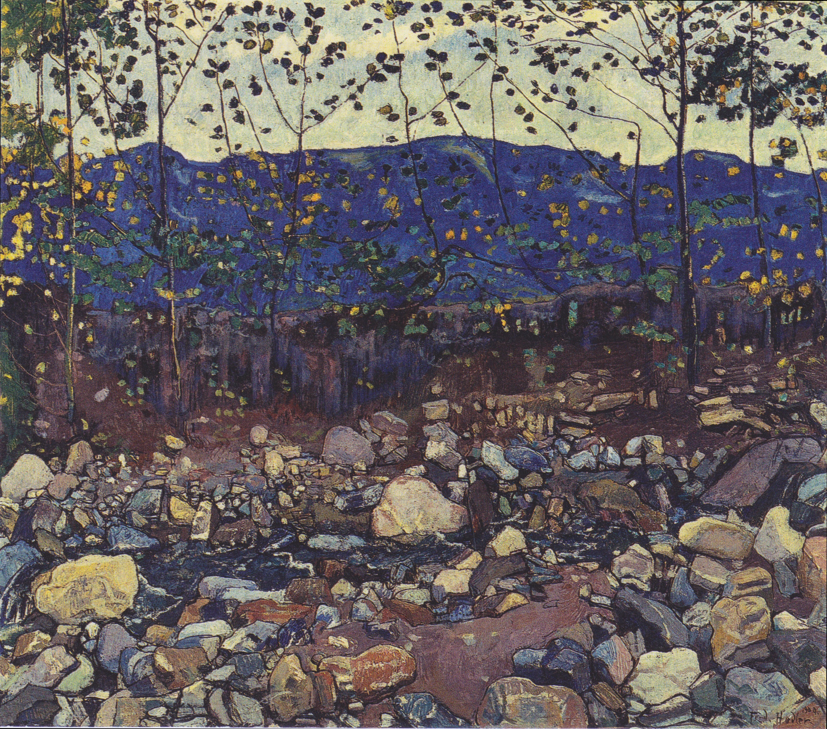 Forest Brook at Leissingen by Ferdinand Hodler