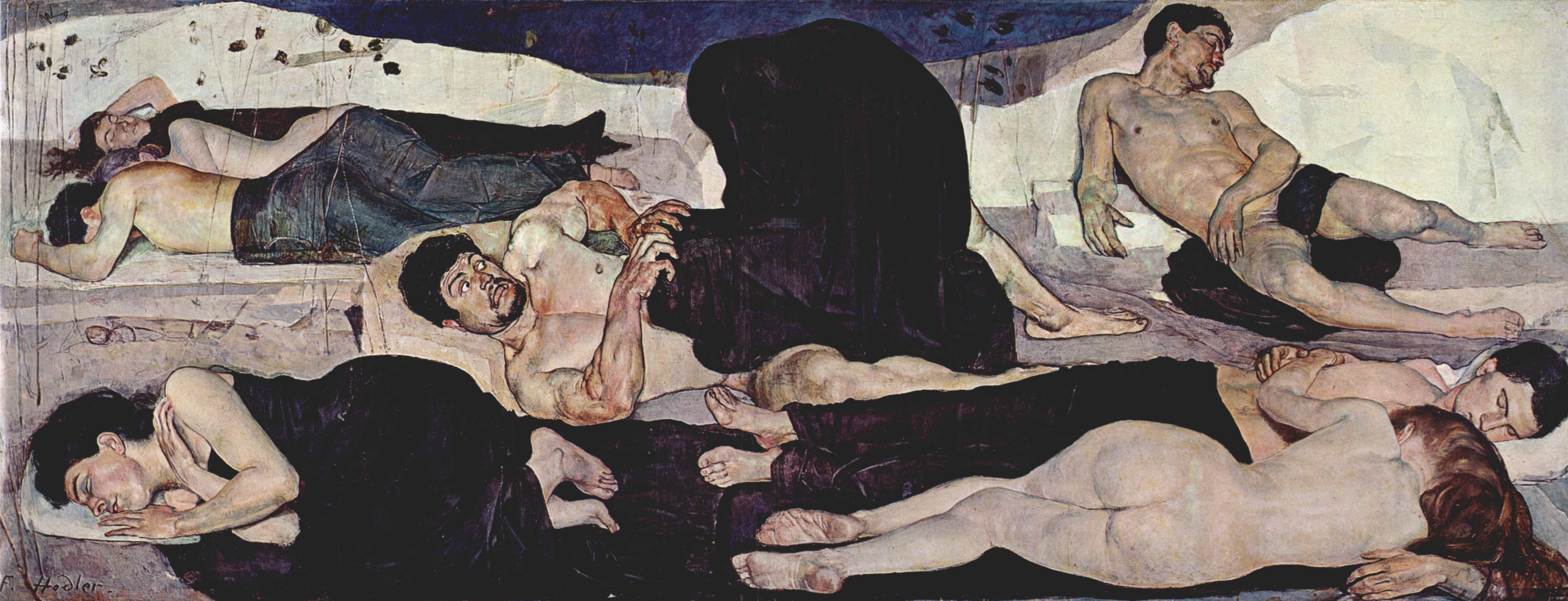 Night by Ferdinand Hodler