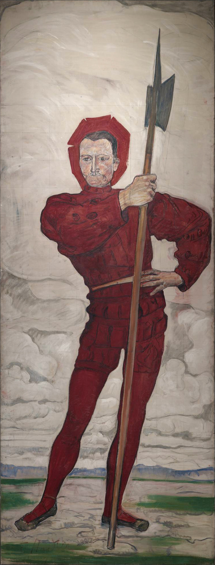 The Halberdier by Ferdinand Hodler