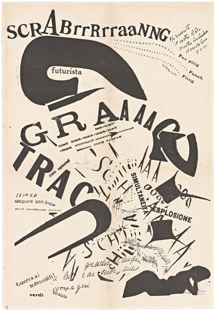 In the Evening, Lying on Her Bed, She Reread the Letter from Her
Artilleryman at the Front by Filippo Tommaso Marinetti