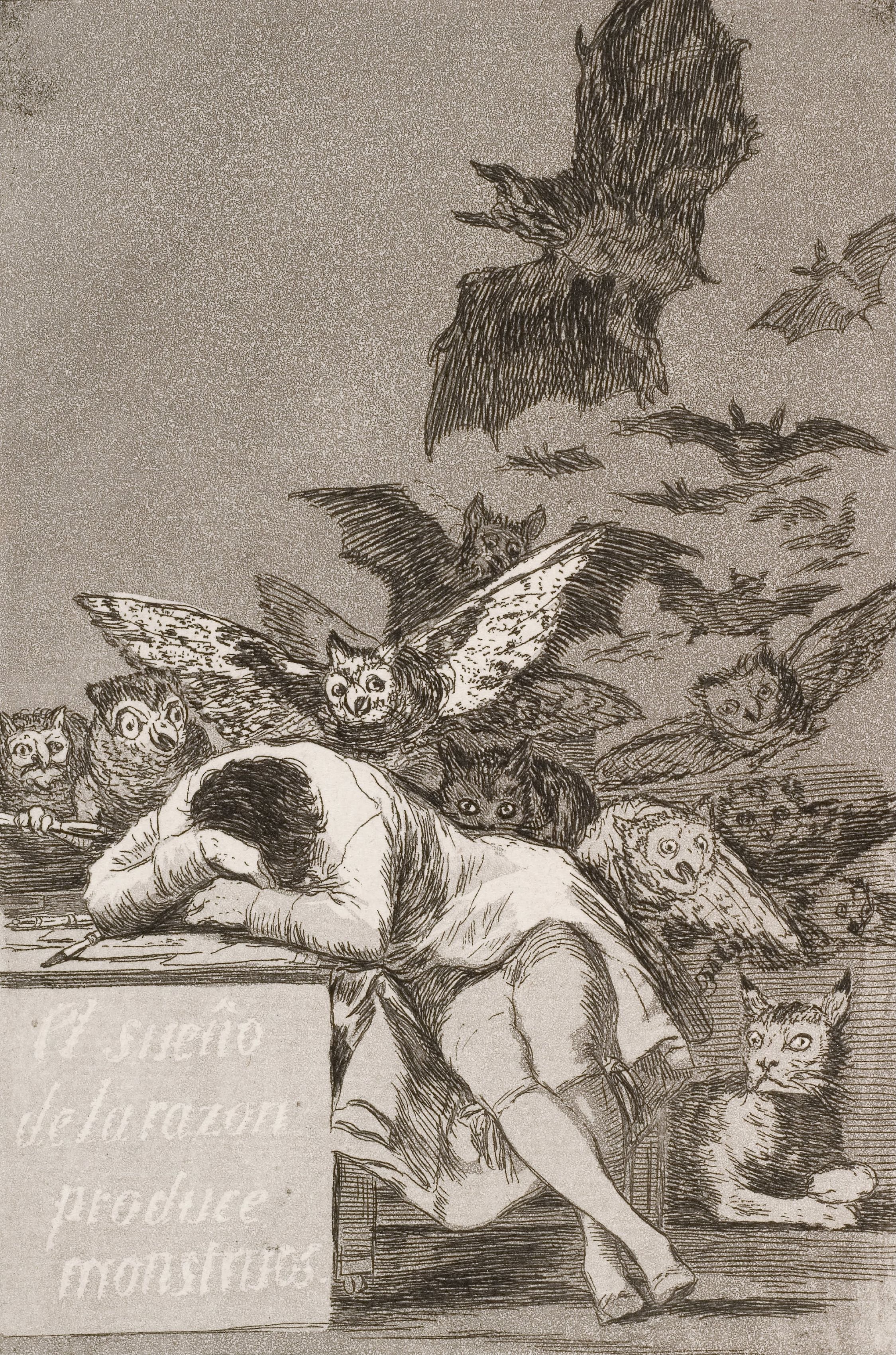 The Sleep Of Reason Produces Monsters by Francisco de Goya y Lucientes