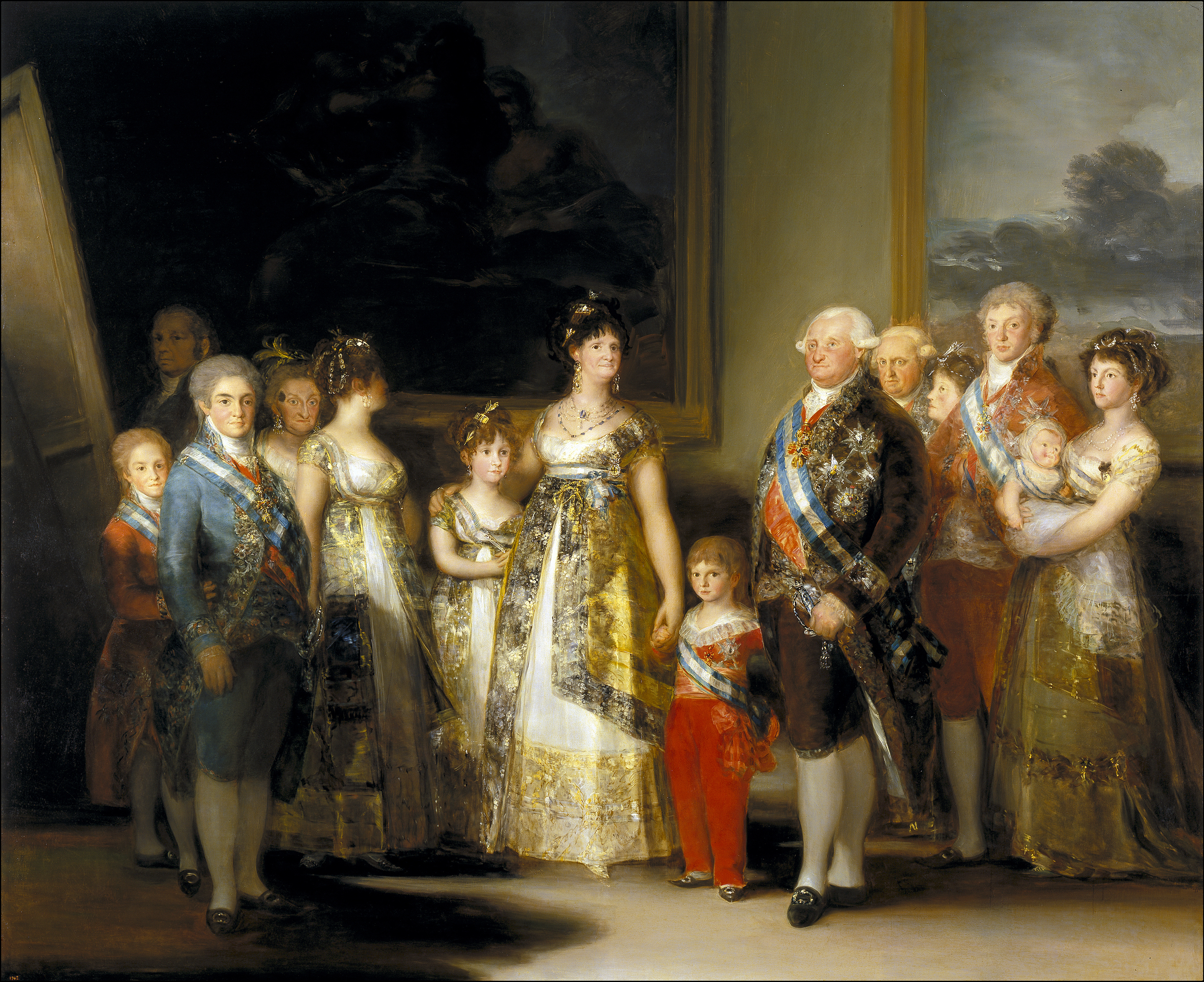 Charles IV of Spain and His Family by Francisco de Goya y Lucientes