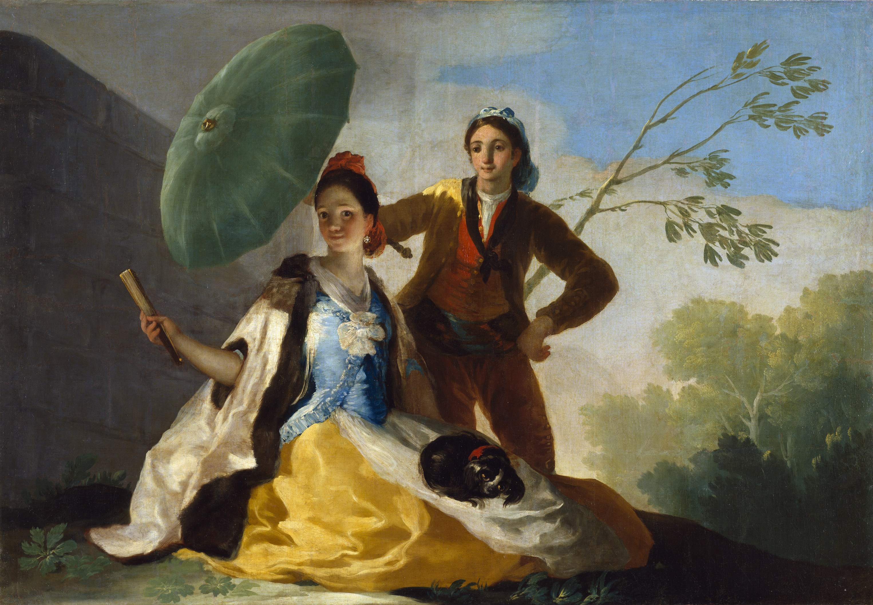 The Parasol by Francisco de Goya y Lucientes