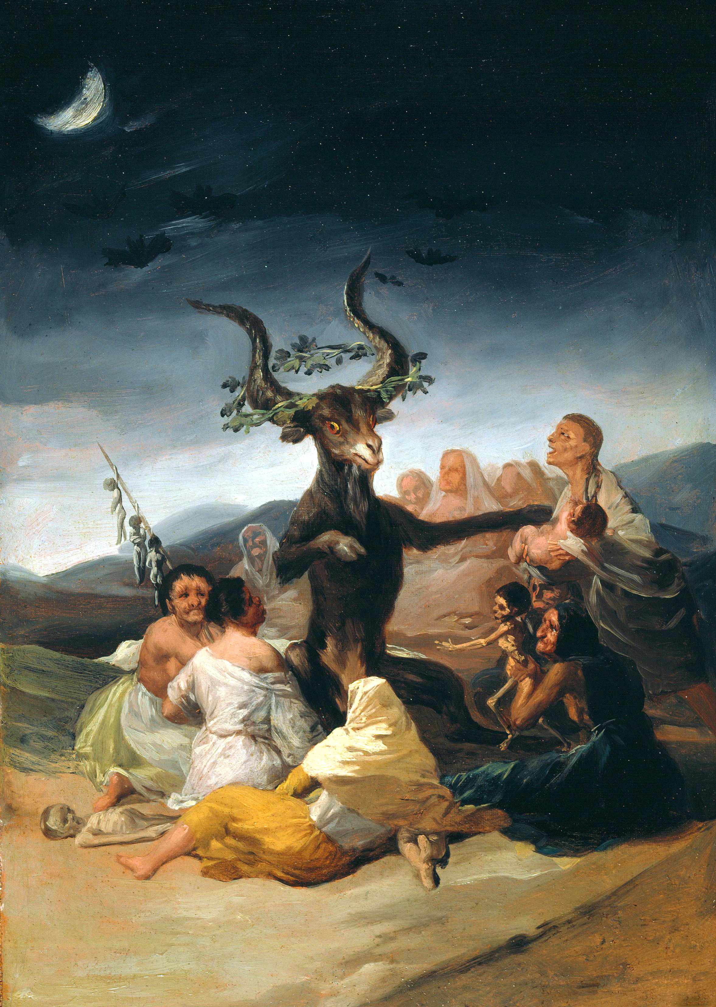 The Witches Sabbath by Francisco de Goya y Lucientes