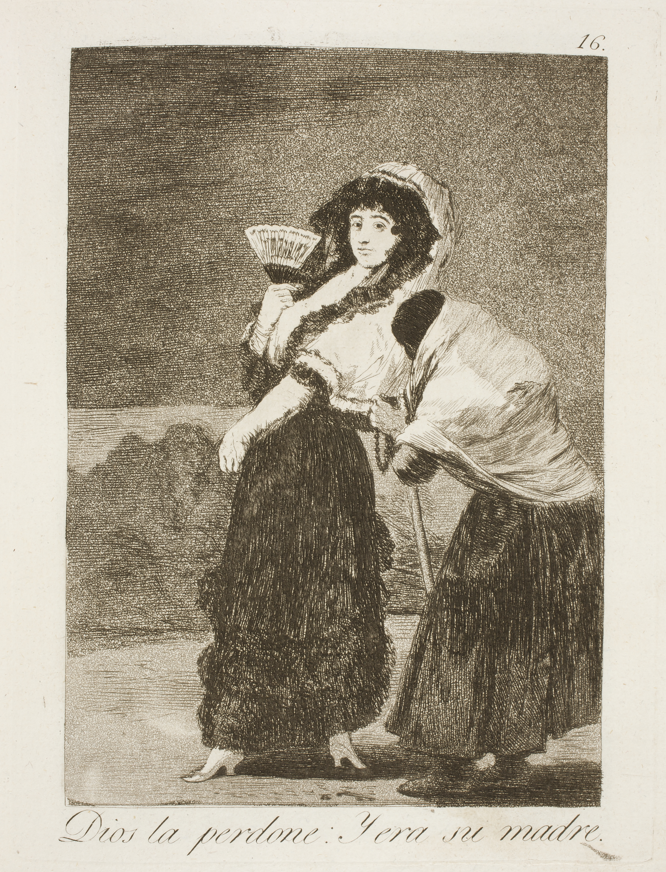God Forgive Her, It Was Her Mother by Francisco de Goya y Lucientes