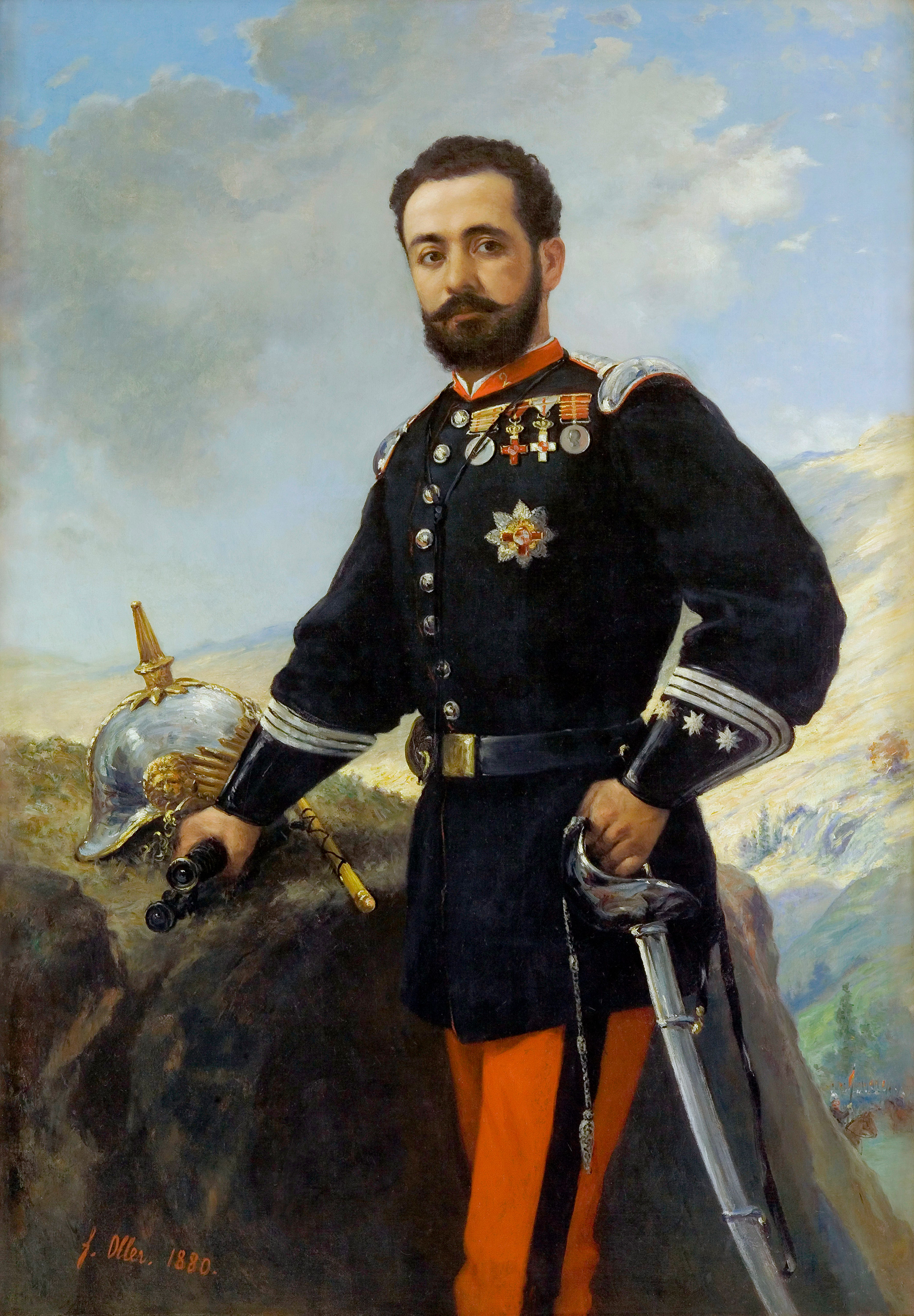 Colonel Francisco Enrique Contreras by Francisco Oller