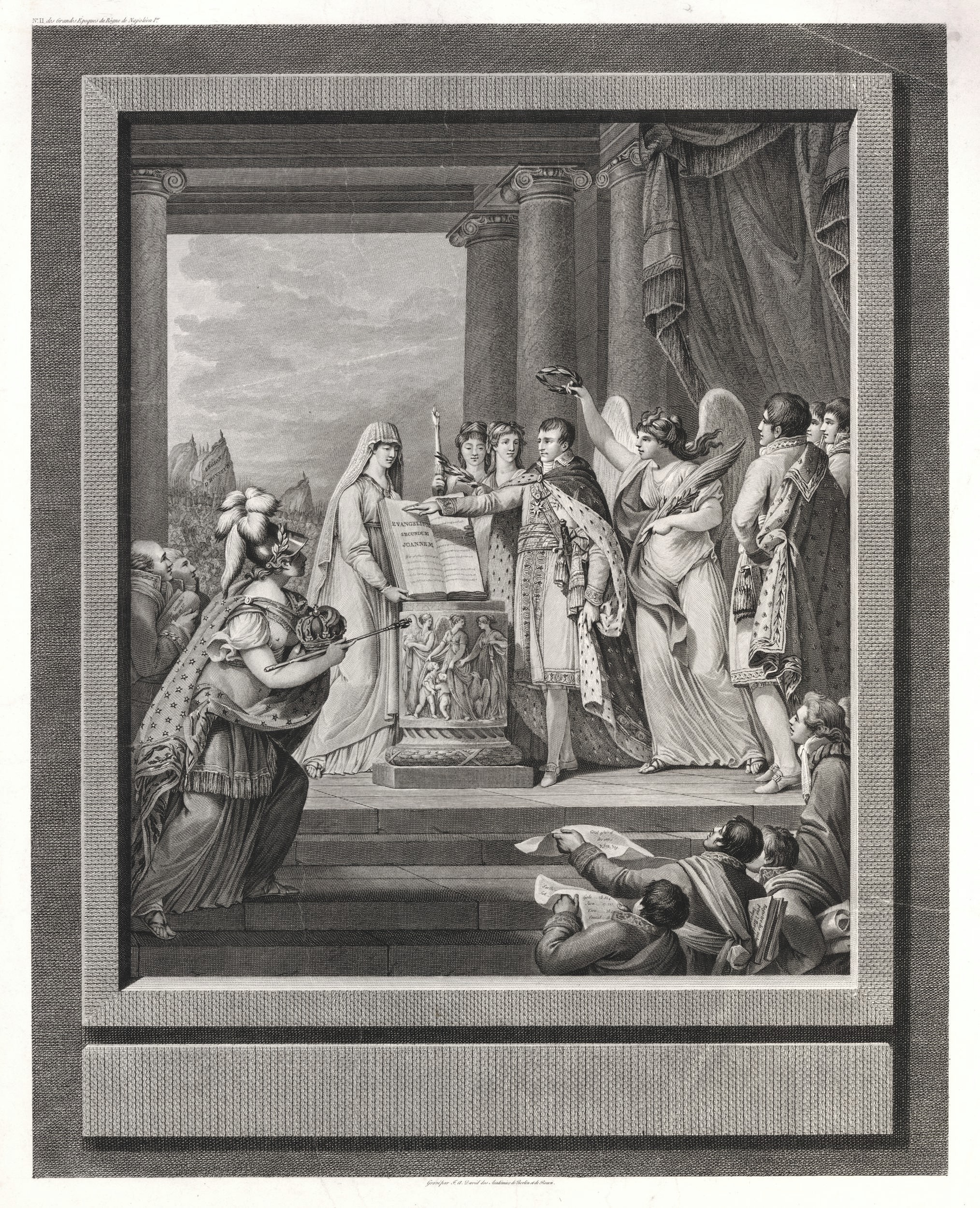 Allegory of Napoleon's Coronation by François Anne David