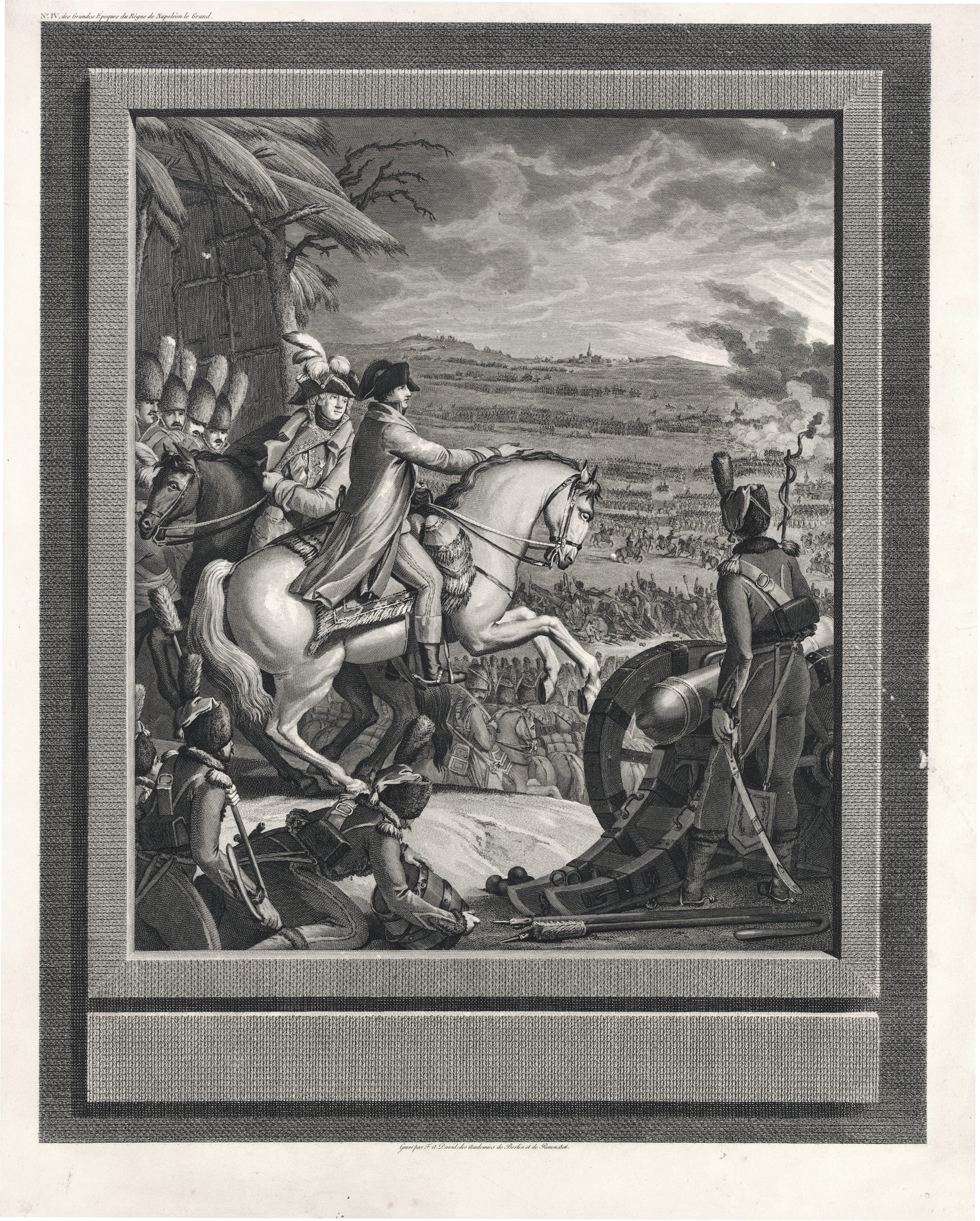 Napoleon at the battle of Austerlitz by François Anne David