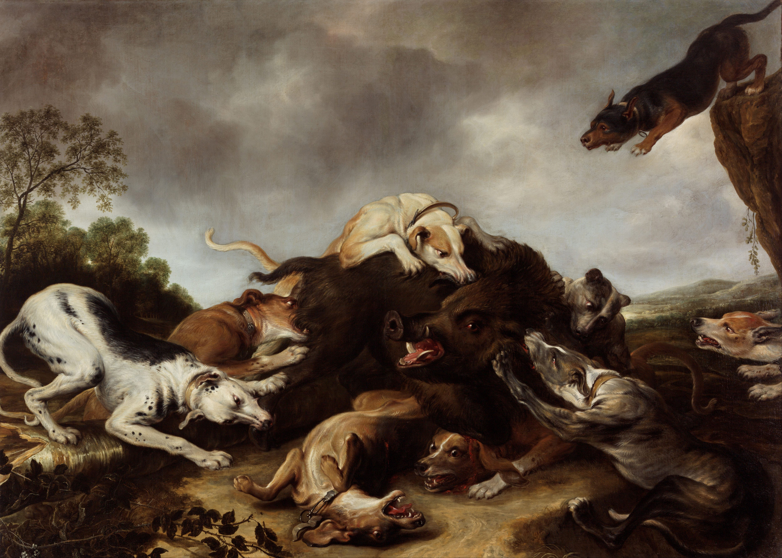The Boar Hunt by Frans Snyders
