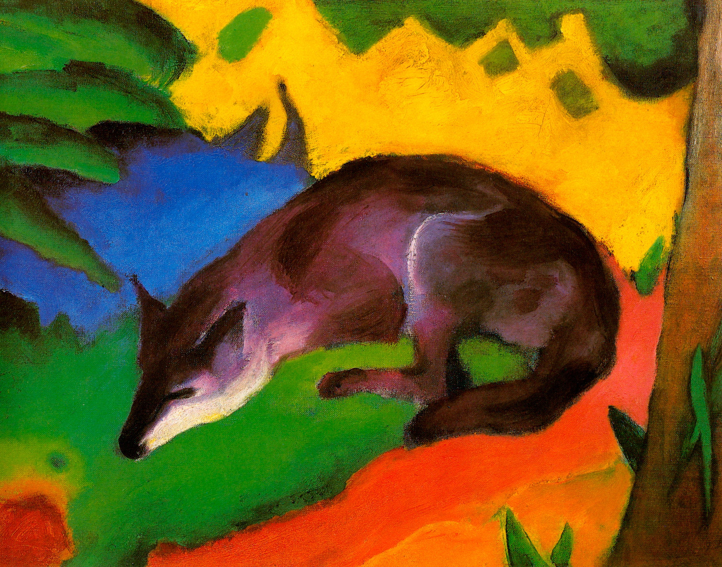 Fox by Franz Marc