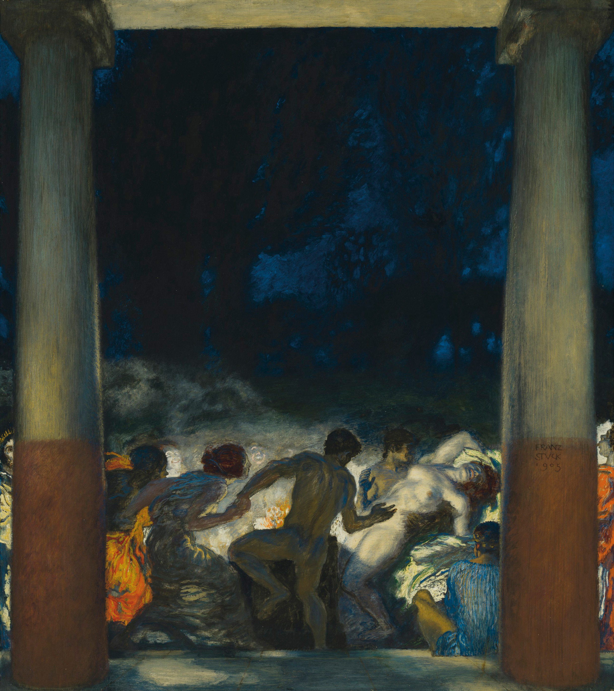 Bacchanal by Franz Stuck