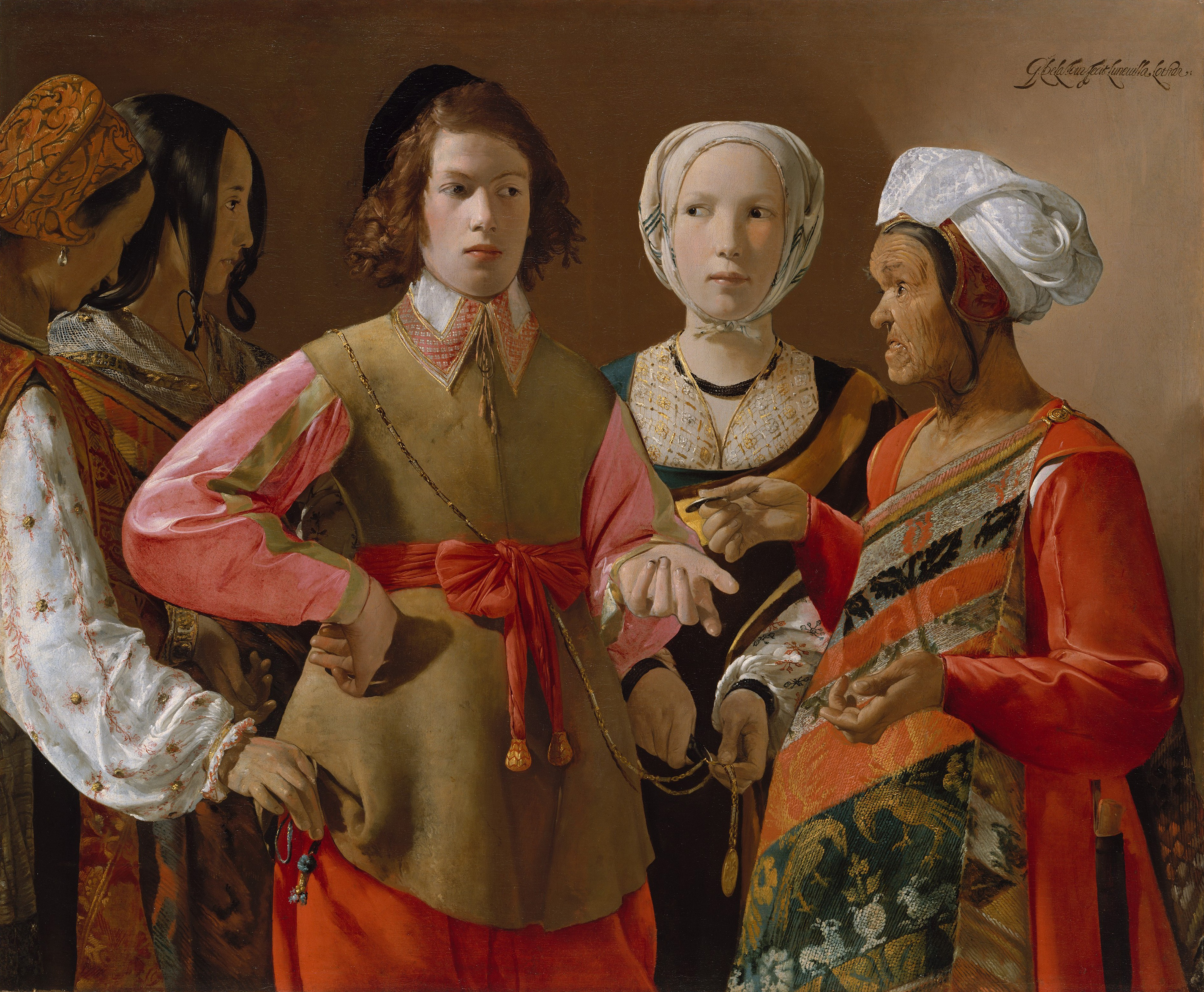 The Fortune Teller by Georges de La Tour