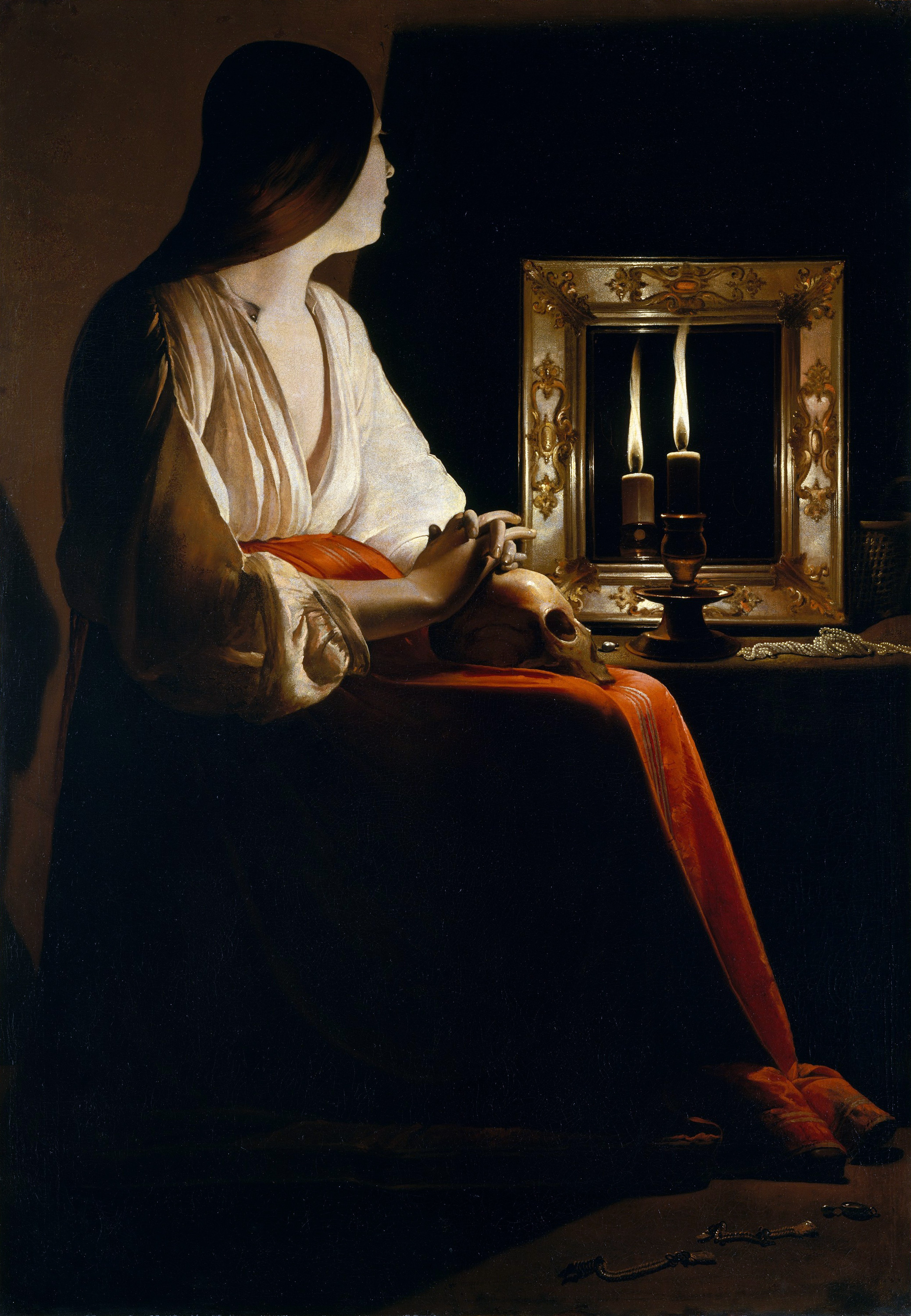 The Penitent Magdalene by Georges de La Tour
