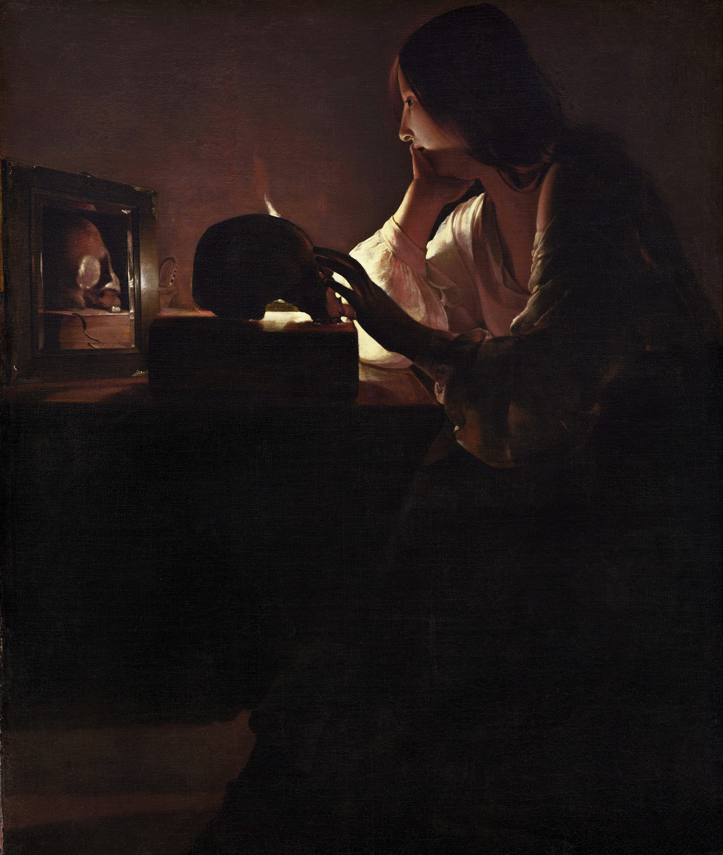 The Repentant Magdalene by Georges de La Tour