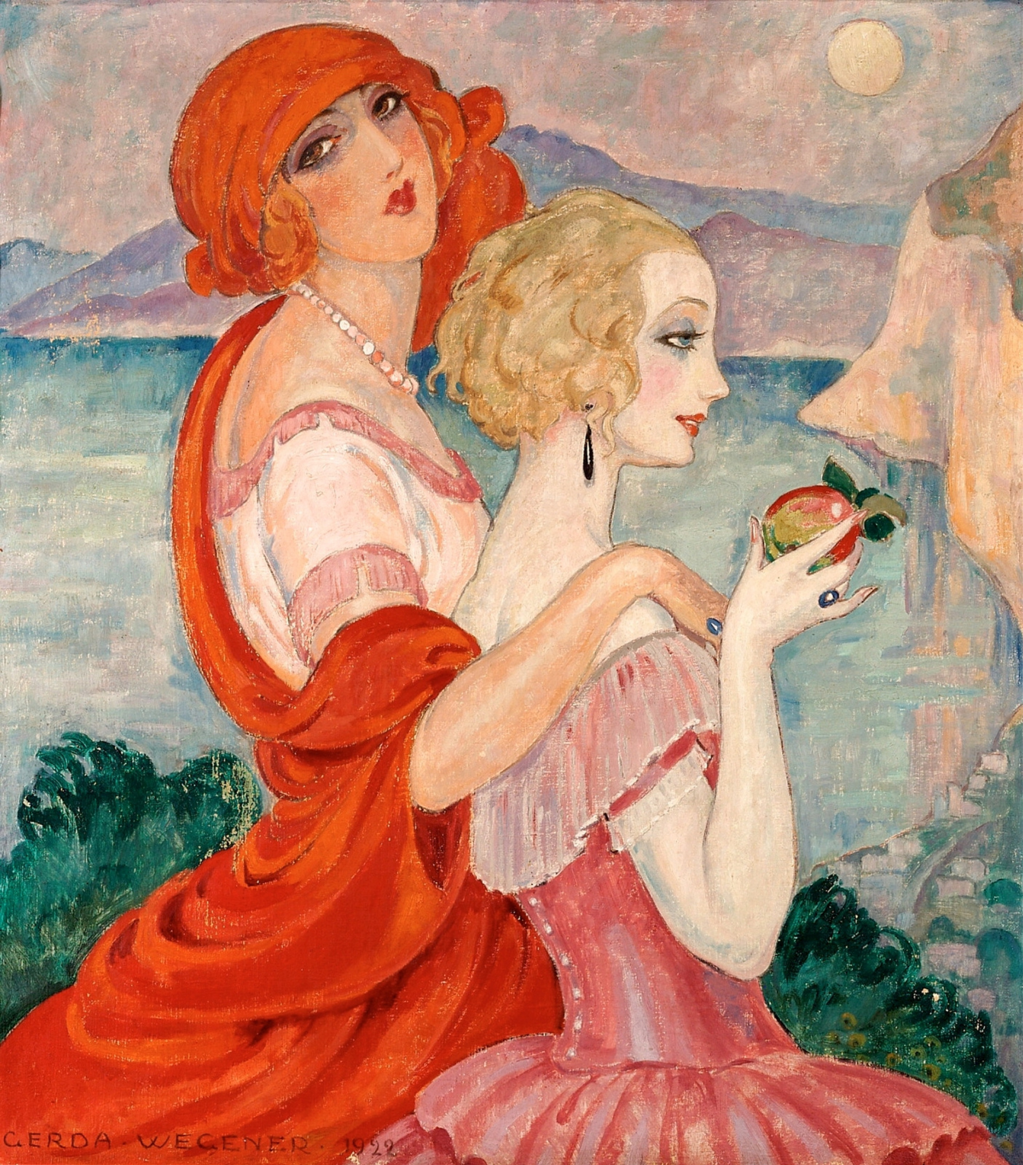 On the road to Anacapri by Gerda Wegener