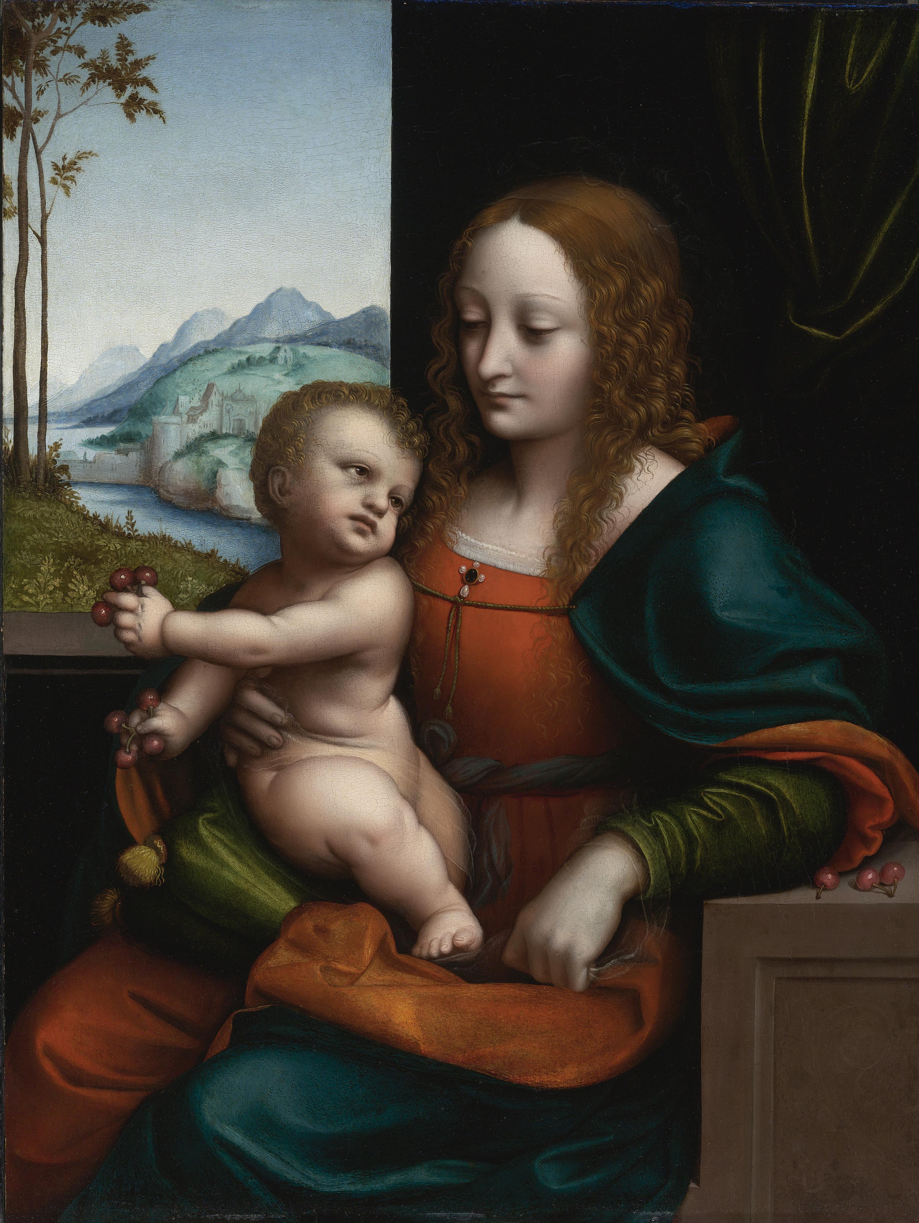 Madonna of the Cherries by Giampietrino