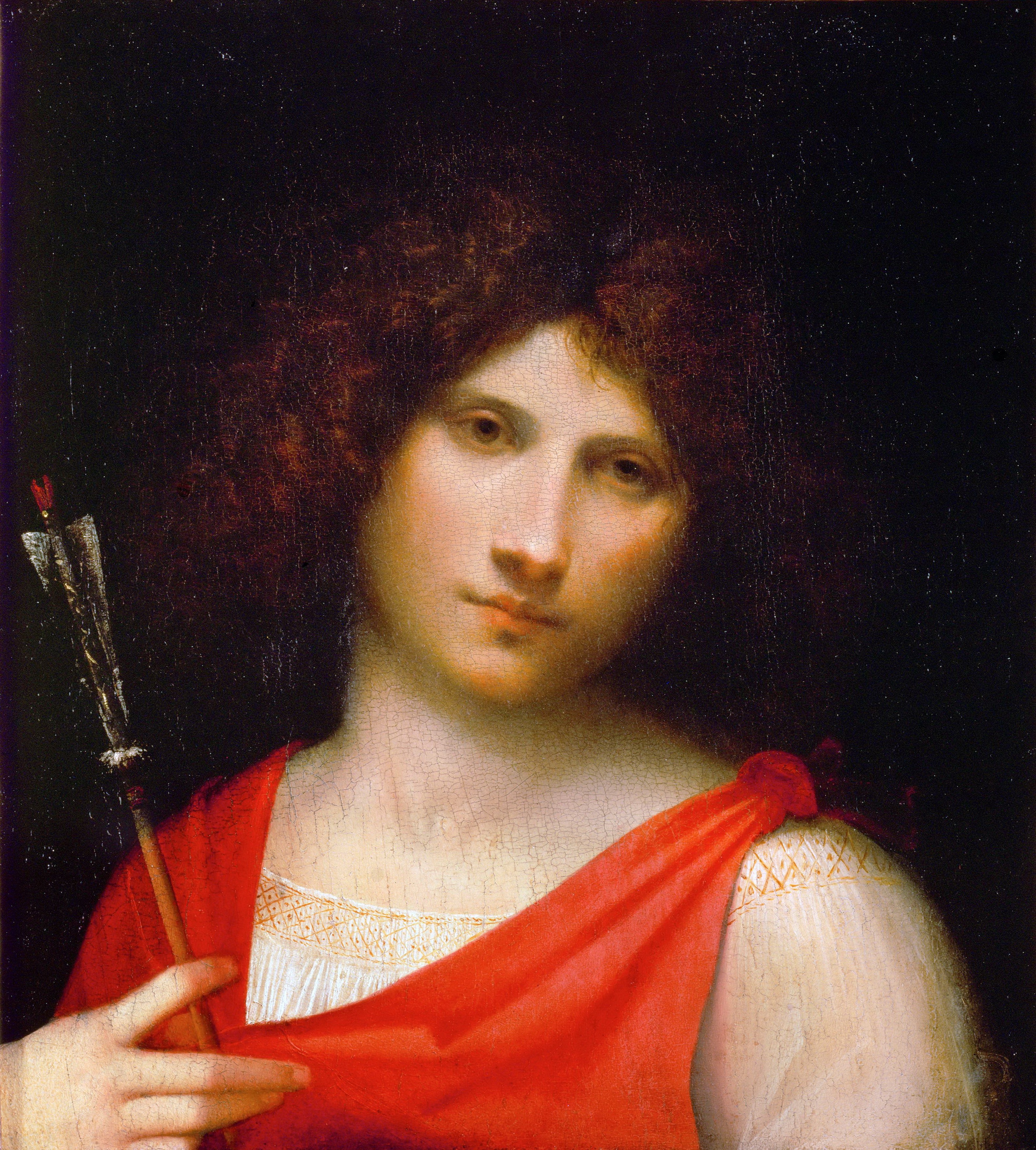 Young Man with Arrow by Giorgione
