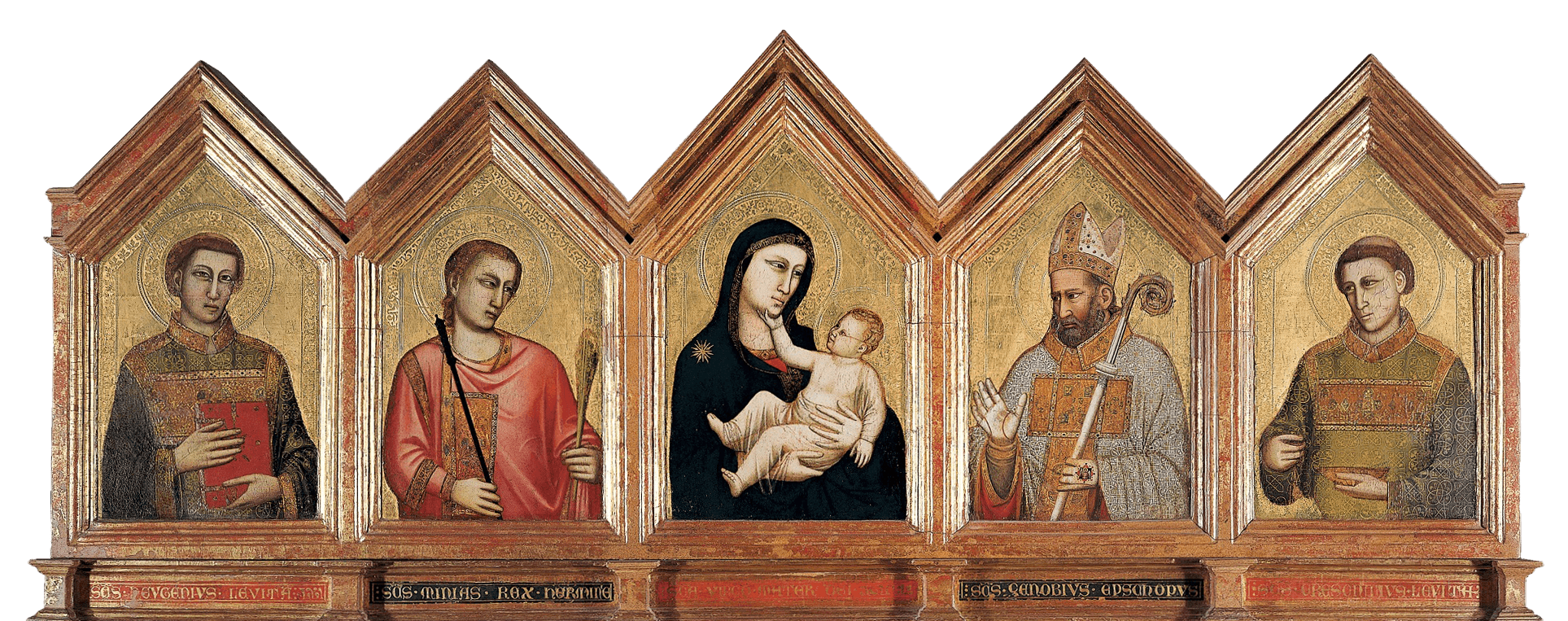 Altarpiece of Santa Reparata — Front by Giotto di Bondone