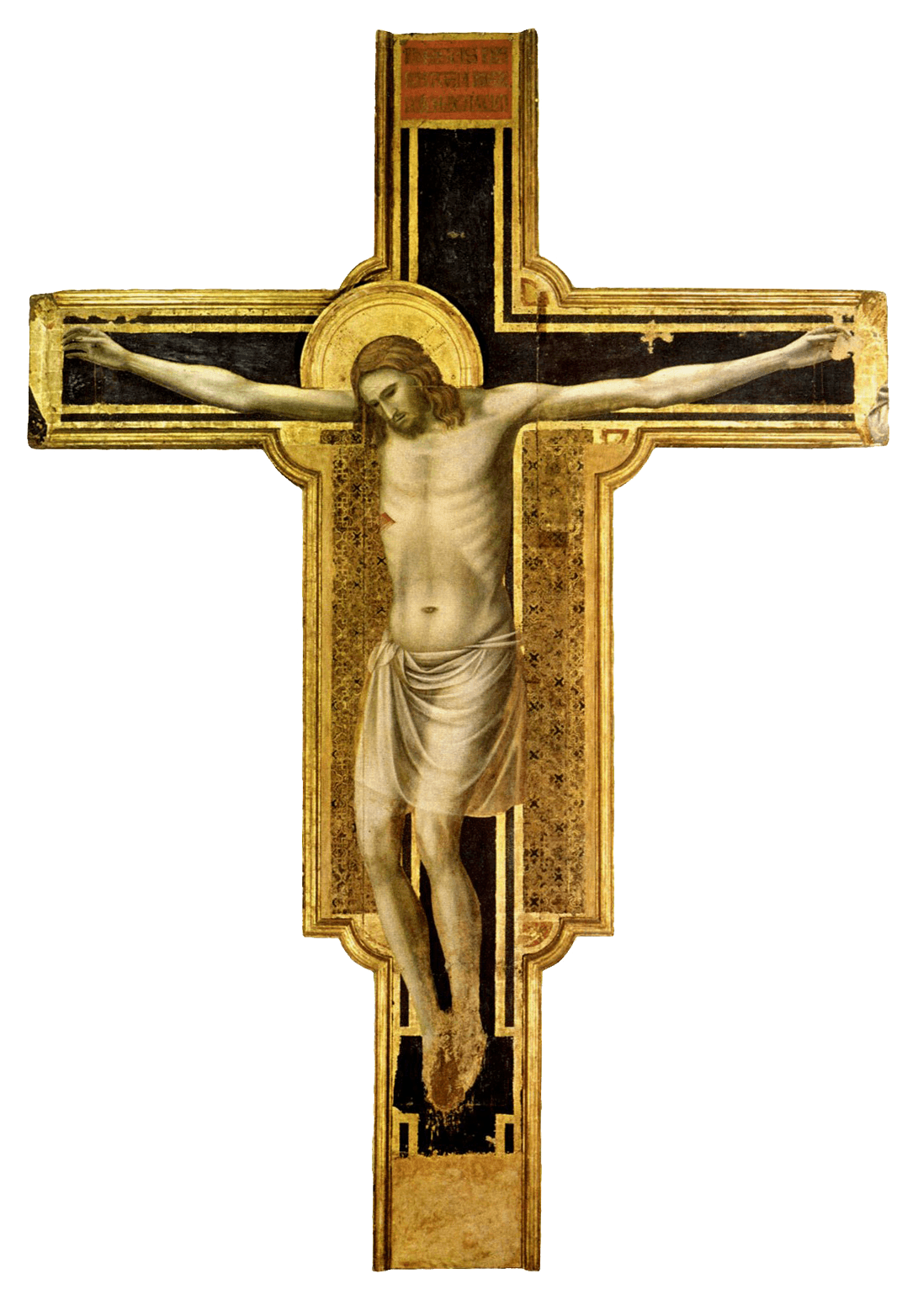 Crucifix of the Malatesta Temple by Giotto di Bondone