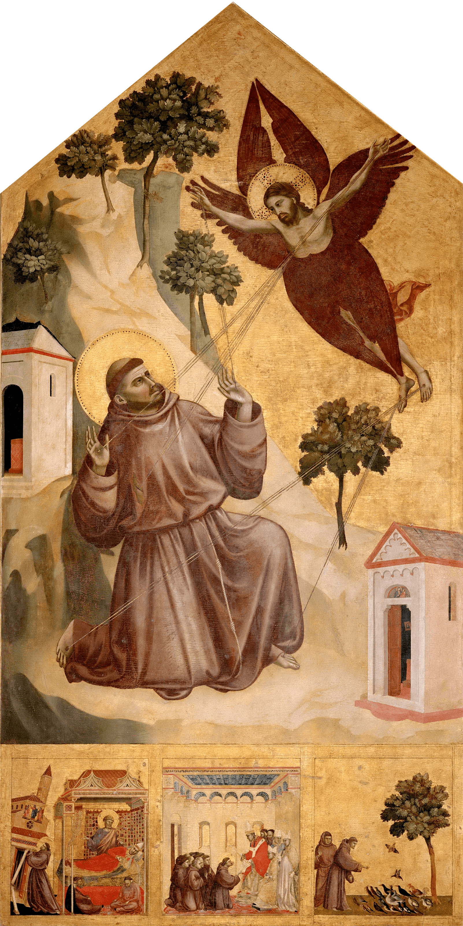 Saint Francis Receiving the Stigmata by Giotto di Bondone