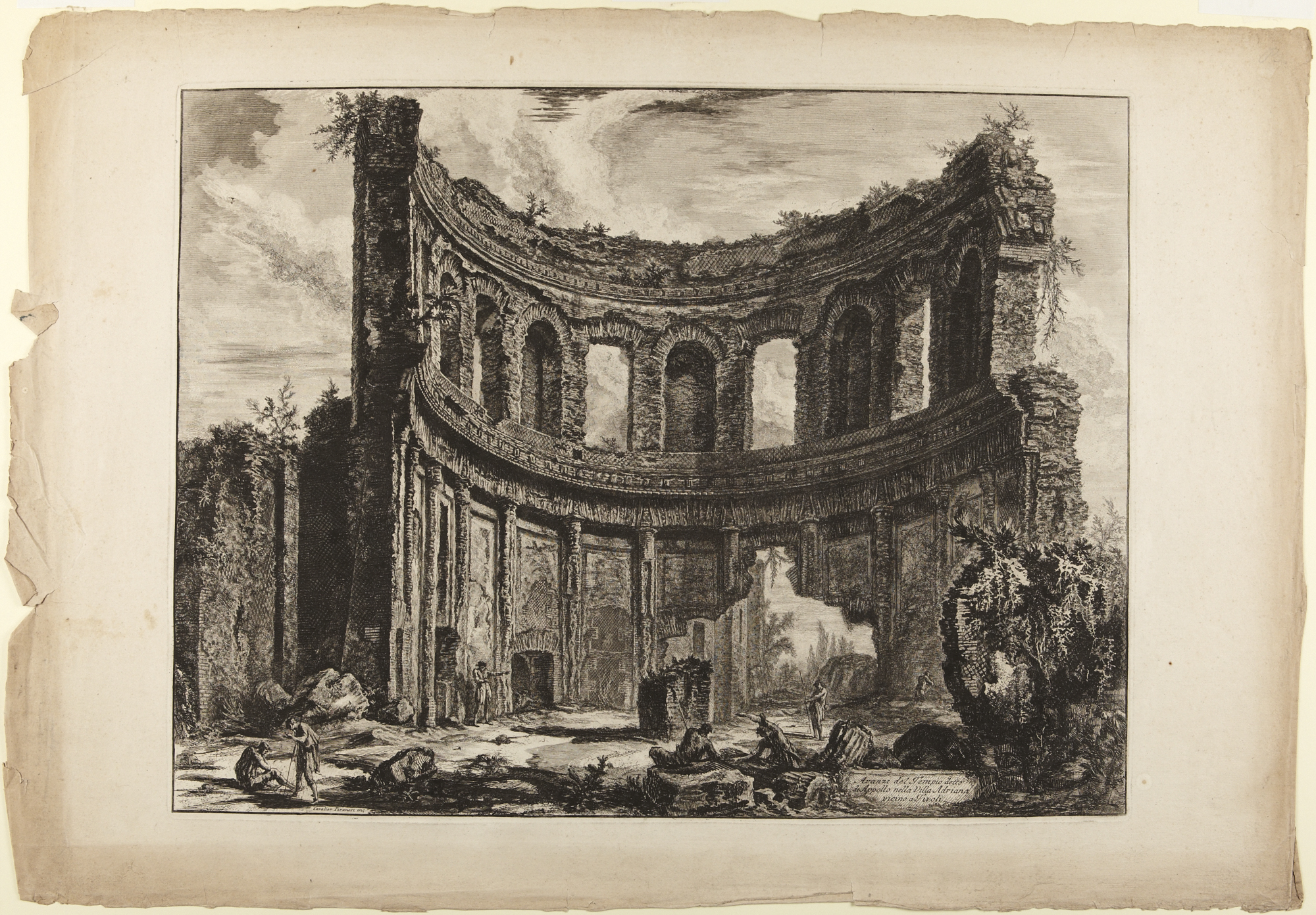 Hadrian's Villa by Giovanni Battista Piranesi