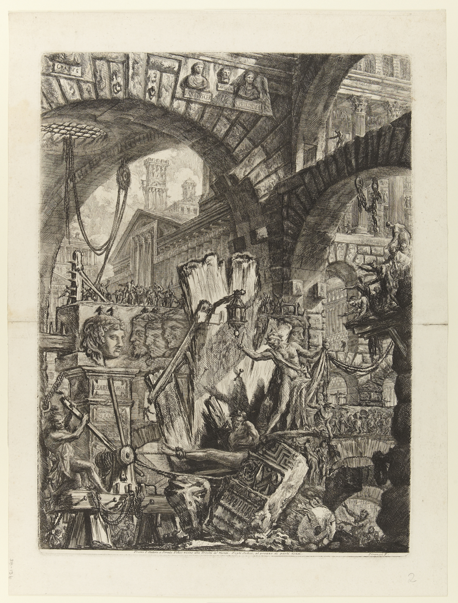 The Man on the Rack by Giovanni Battista Piranesi