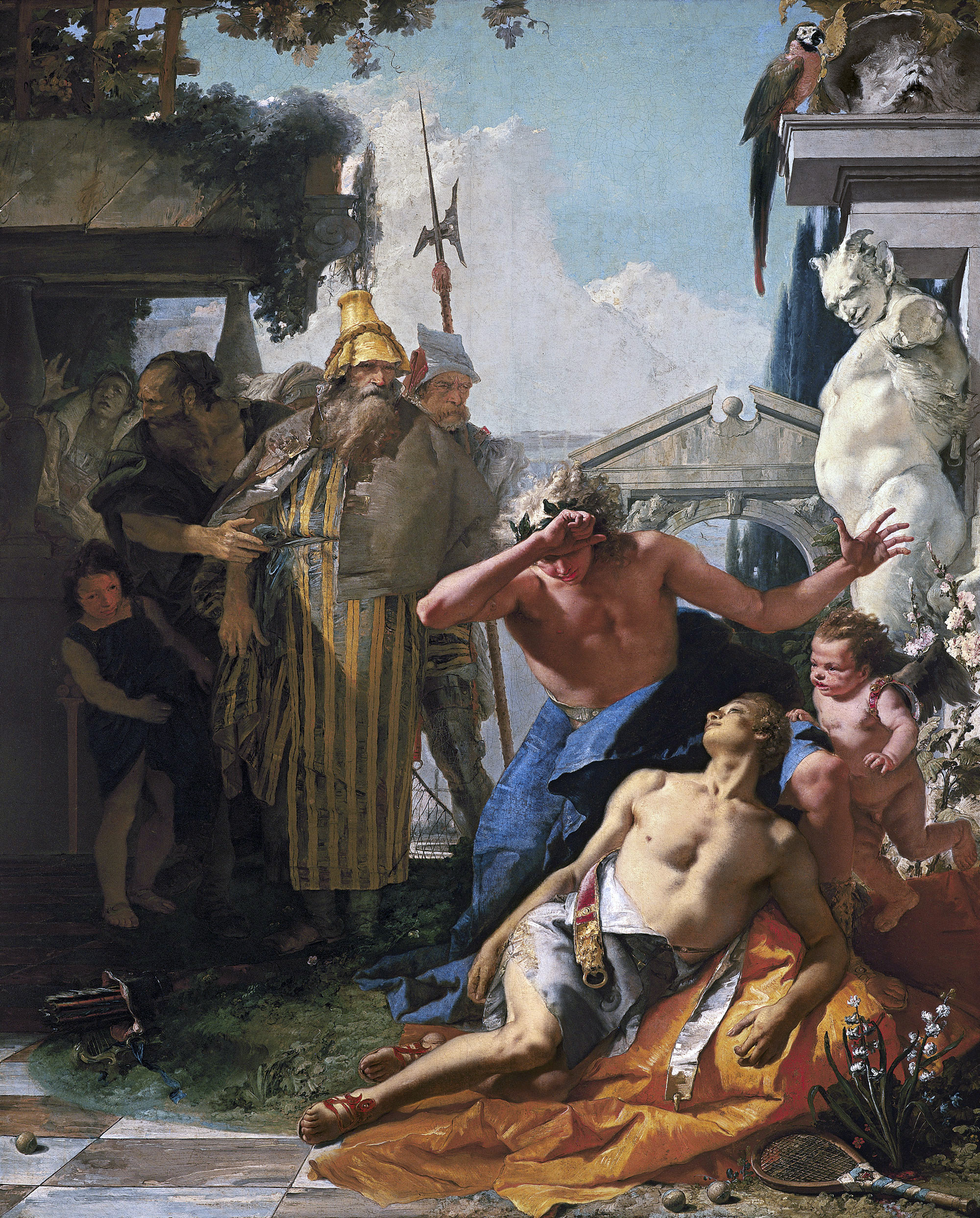 The Death of Hyacinth by Giovanni Battista Tiepolo