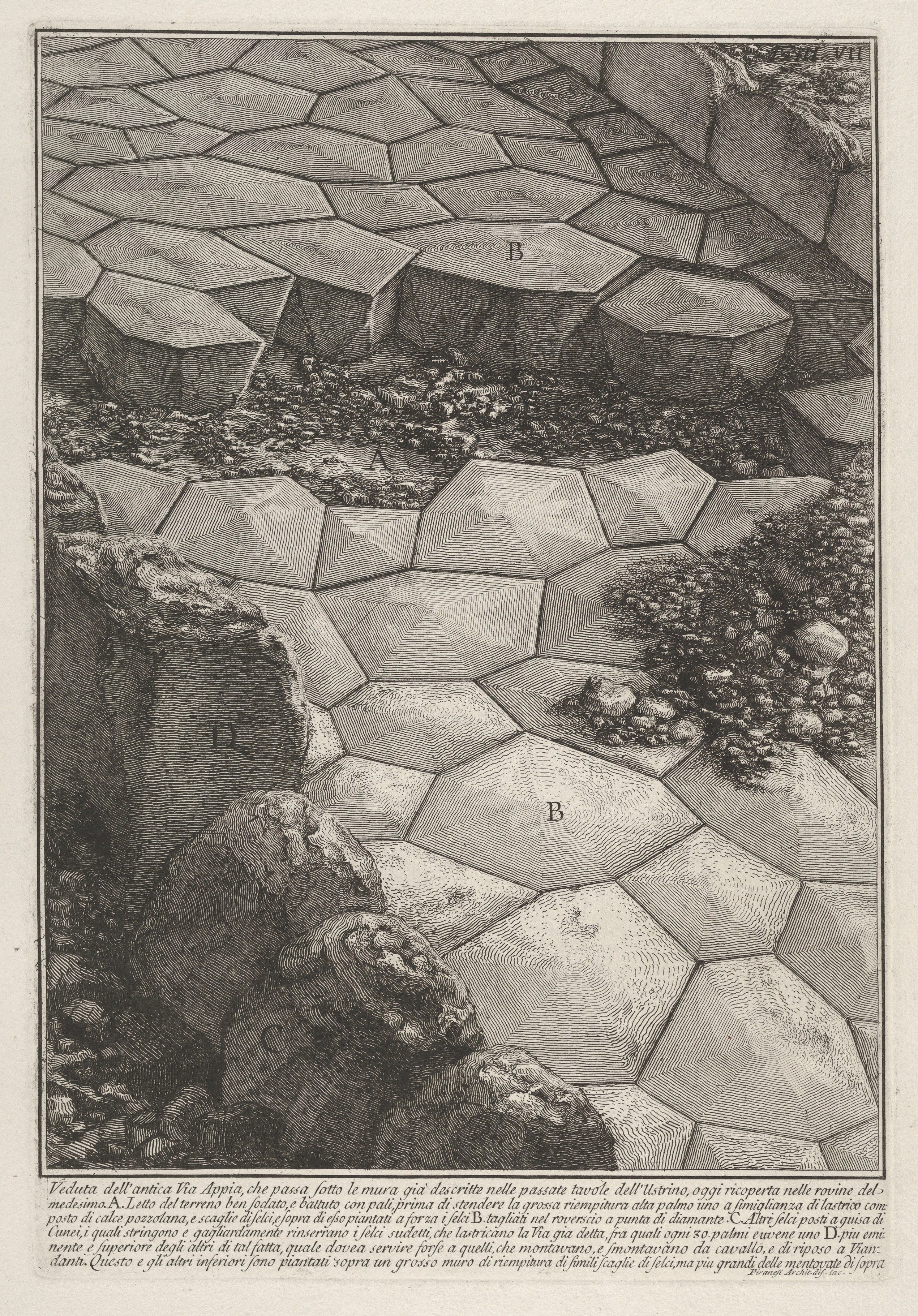 Appian Way by Giovanni Battista Piranesi
