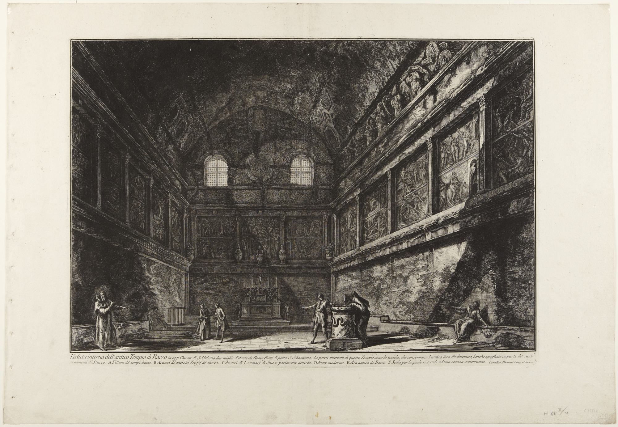 Temple of Bacchus by Giovanni Battista Piranesi