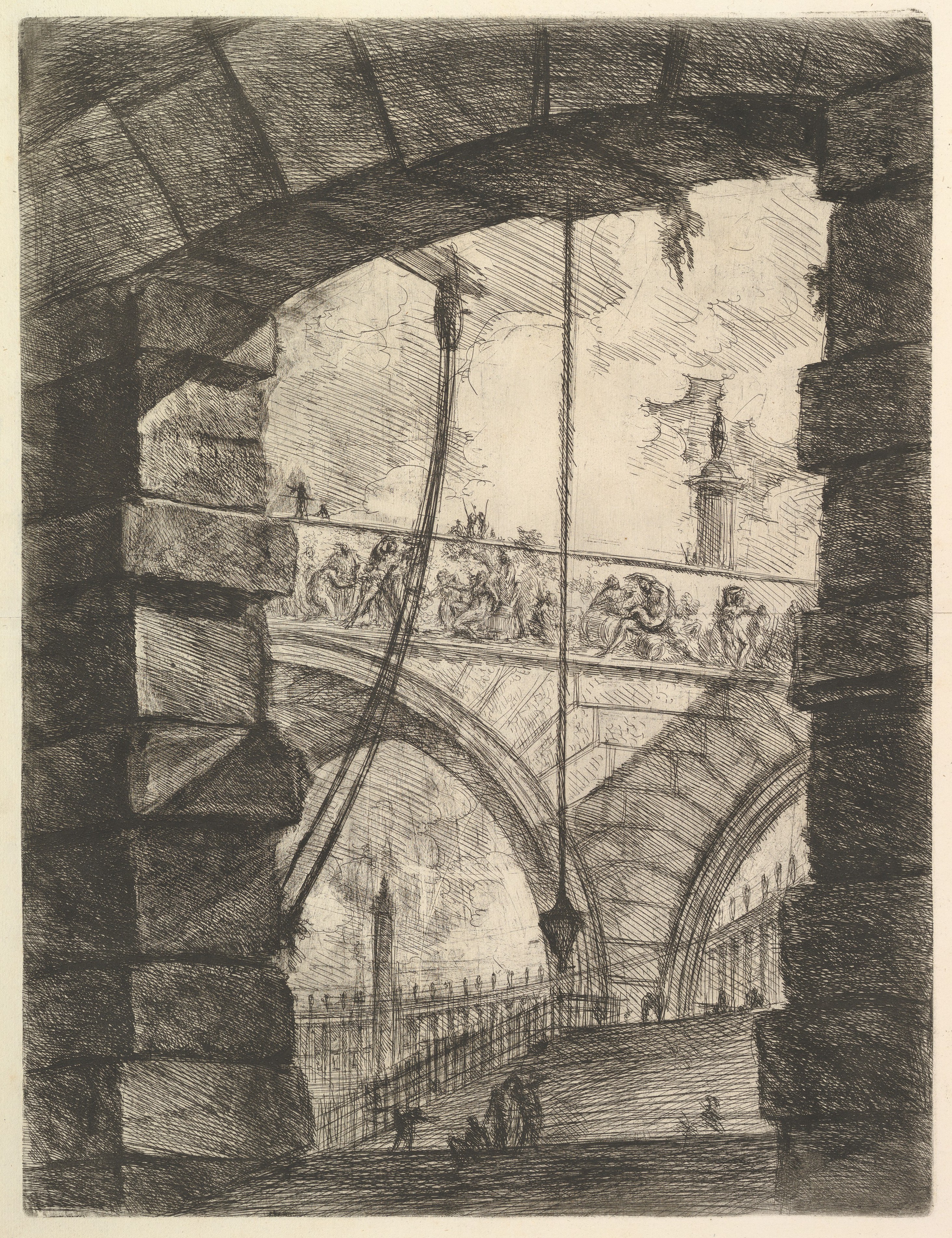 The Grand Piazza by Giovanni Battista Piranesi