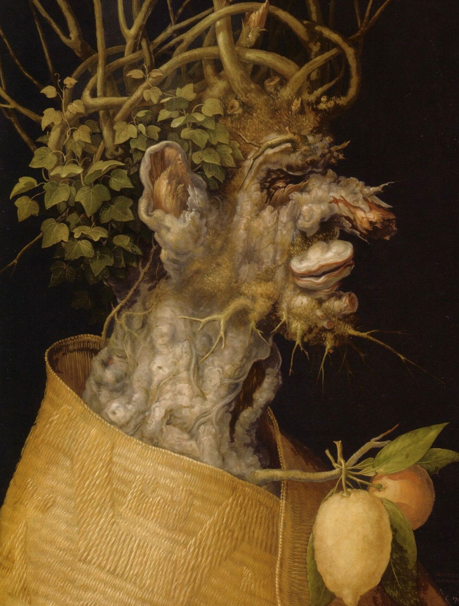 The Winter by Giuseppe Arcimboldo