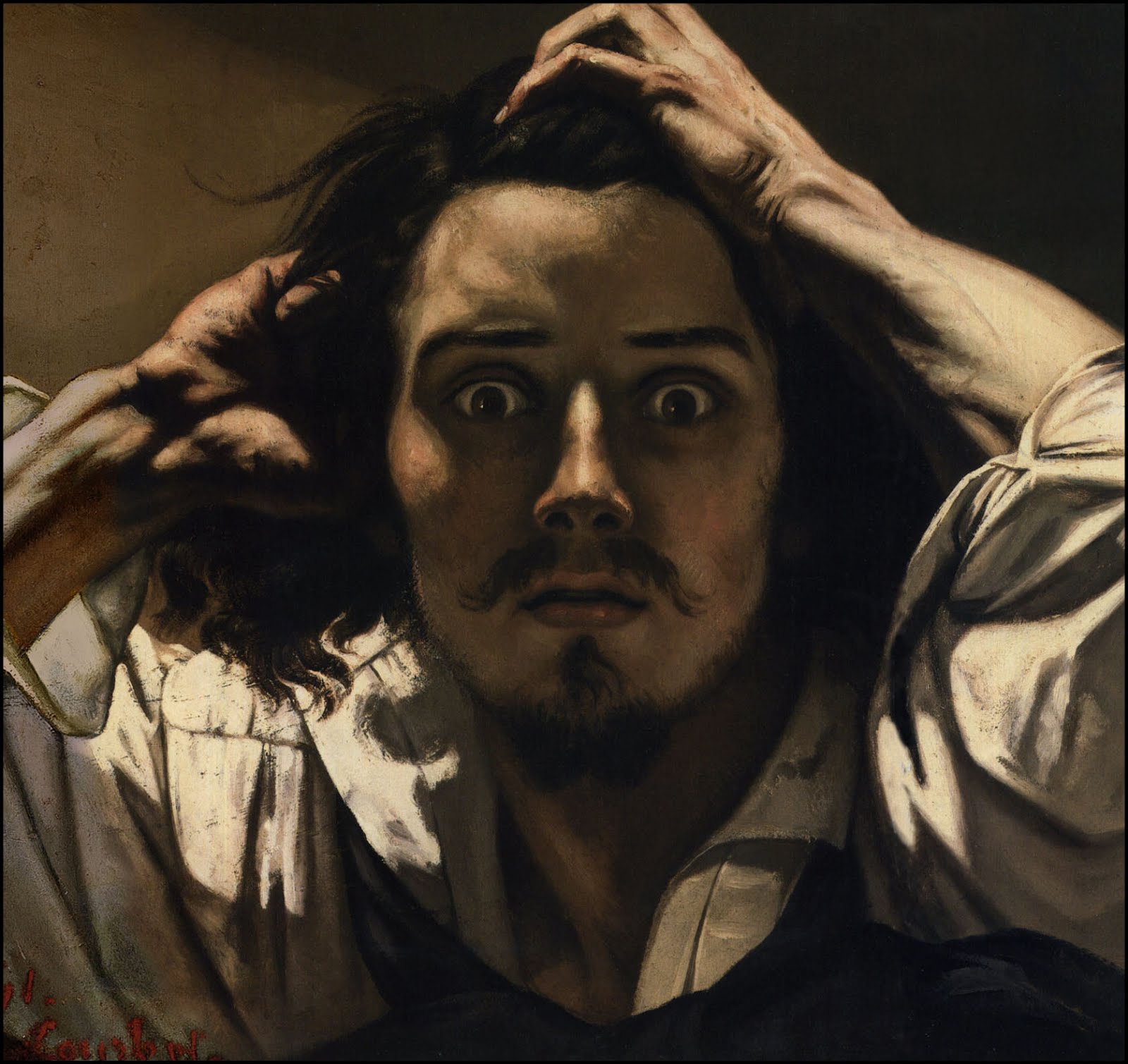 The Desperate Man by Gustave Courbet