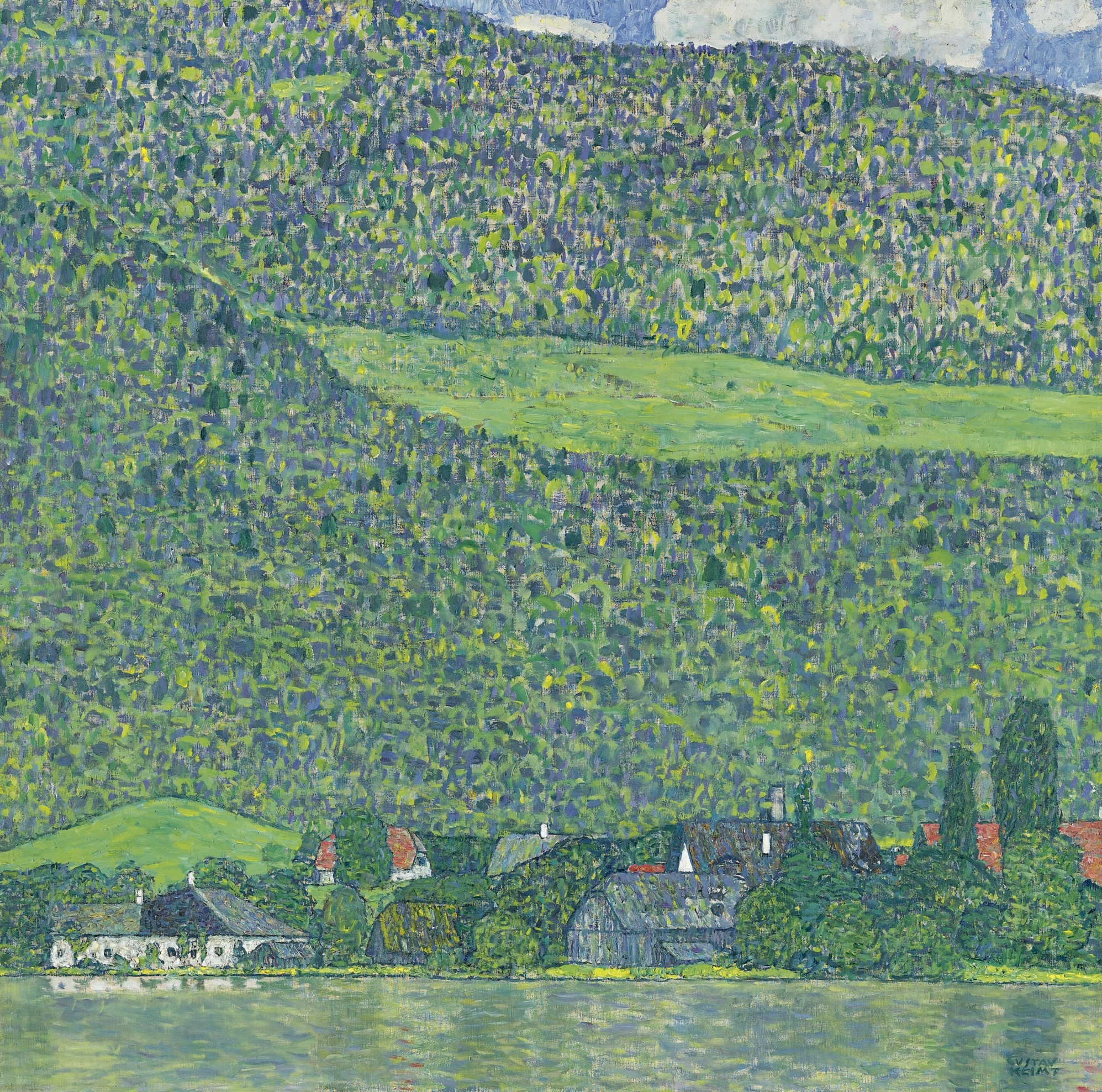 Litzlberg on the Attersee by Gustav Klimt