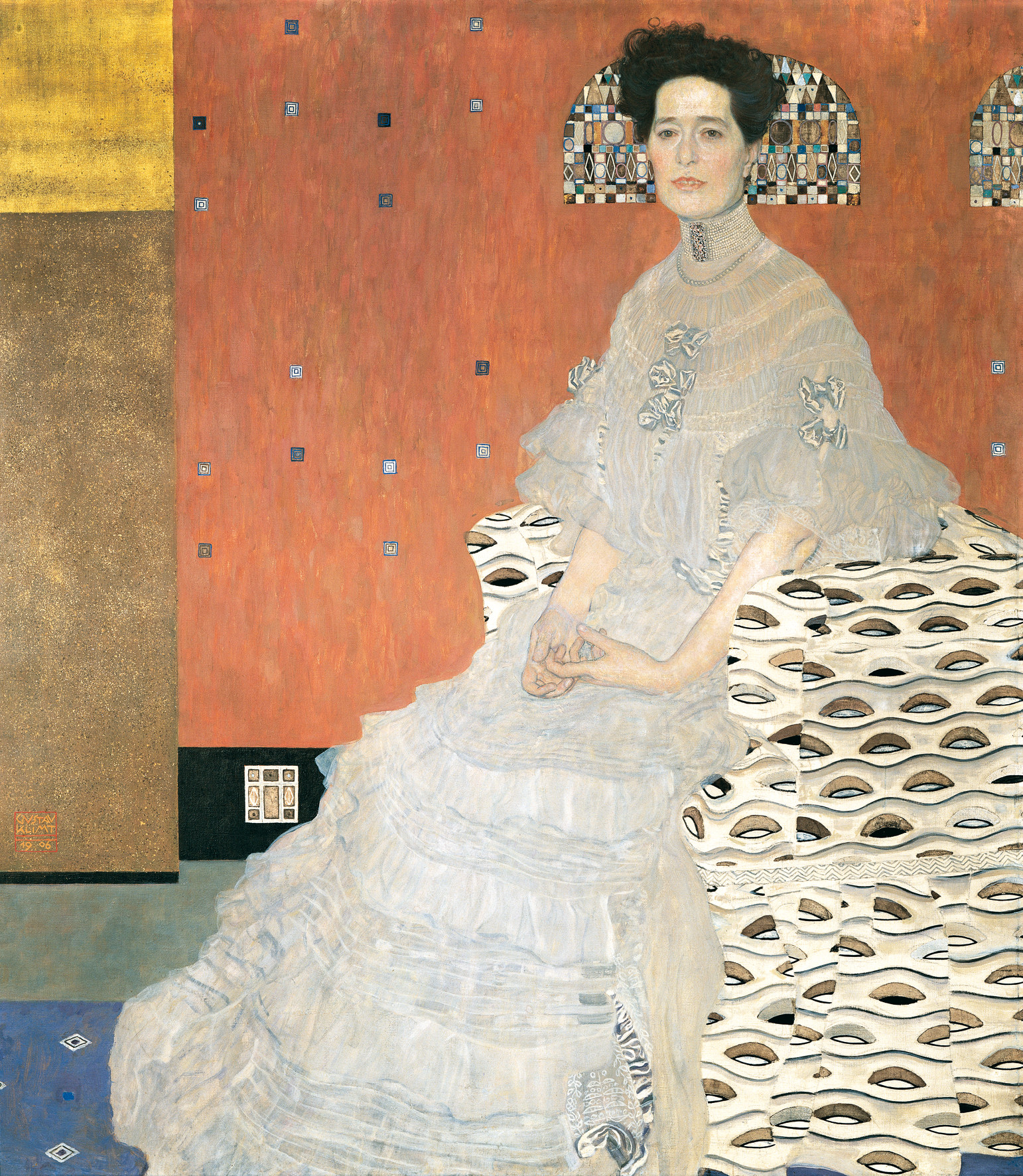 Portrait of Fritza Riedler by Gustav Klimt
