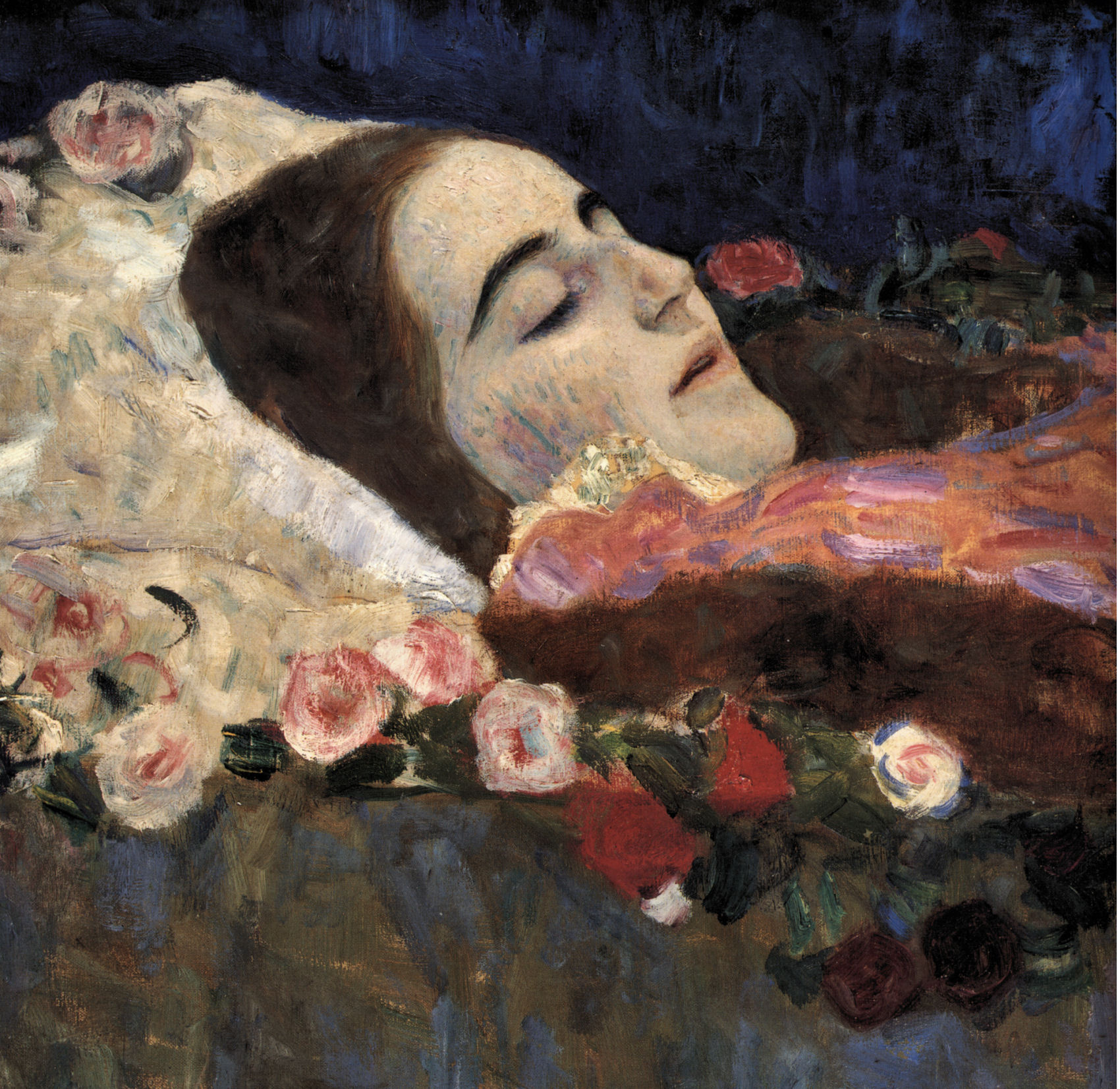 Ria Munk on her Deathbed by Gustav Klimt
