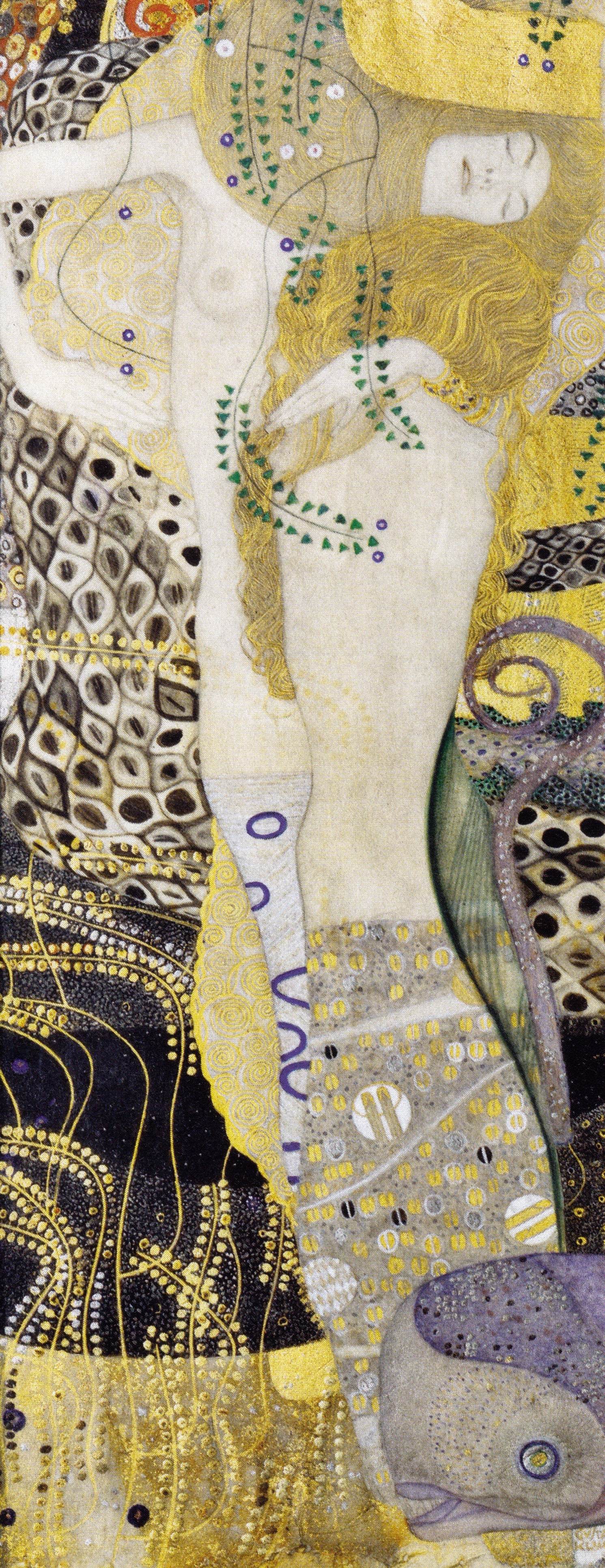 Water Snakes 1 by Gustav Klimt