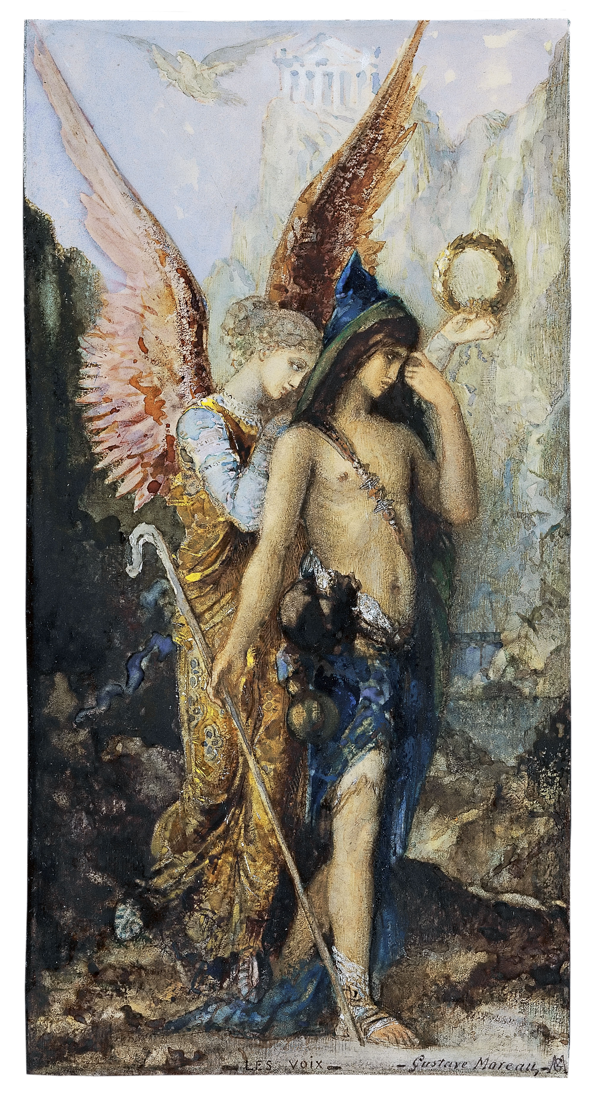 The Voices by Gustave Moreau