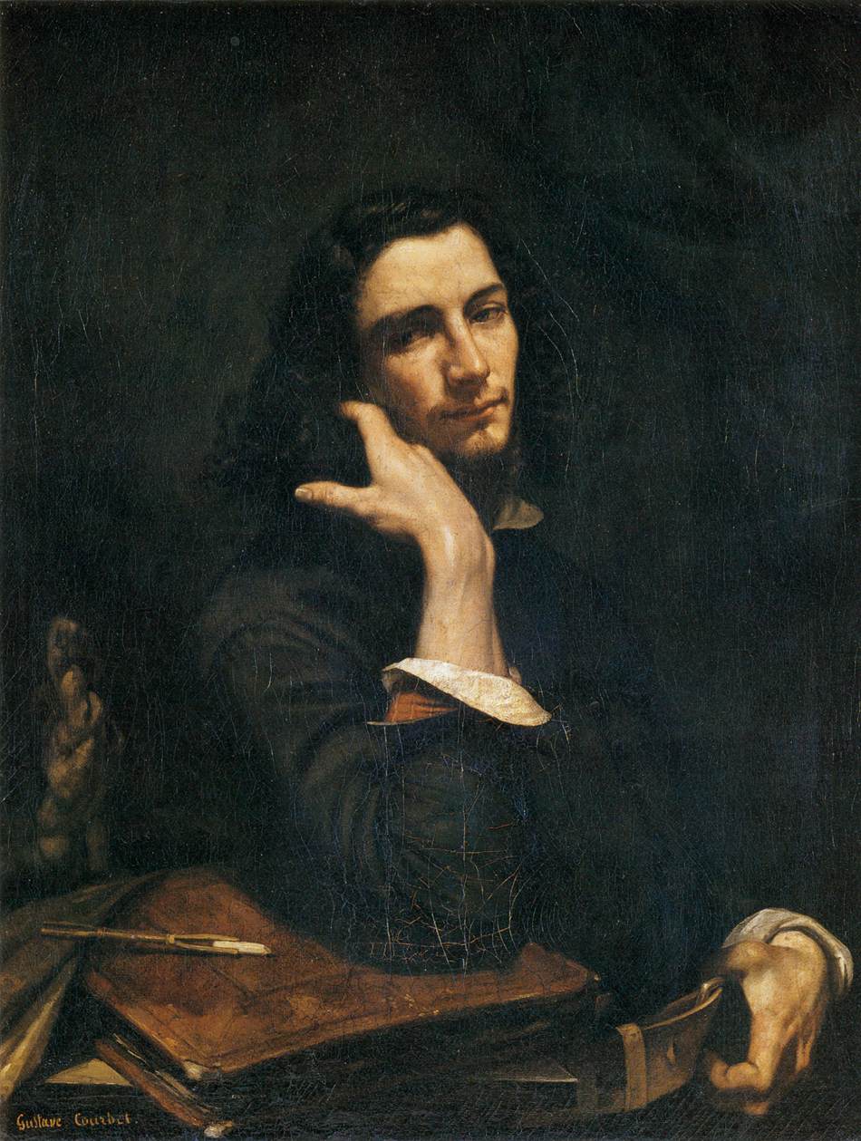 Self-portrait (Man with Leather Belt) by Gustave Courbet