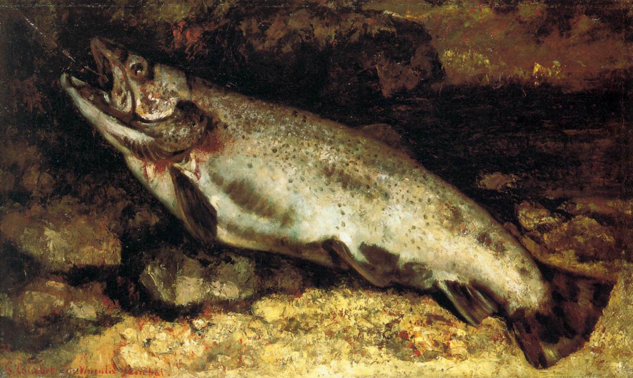 The Trout by Gustave Courbet
