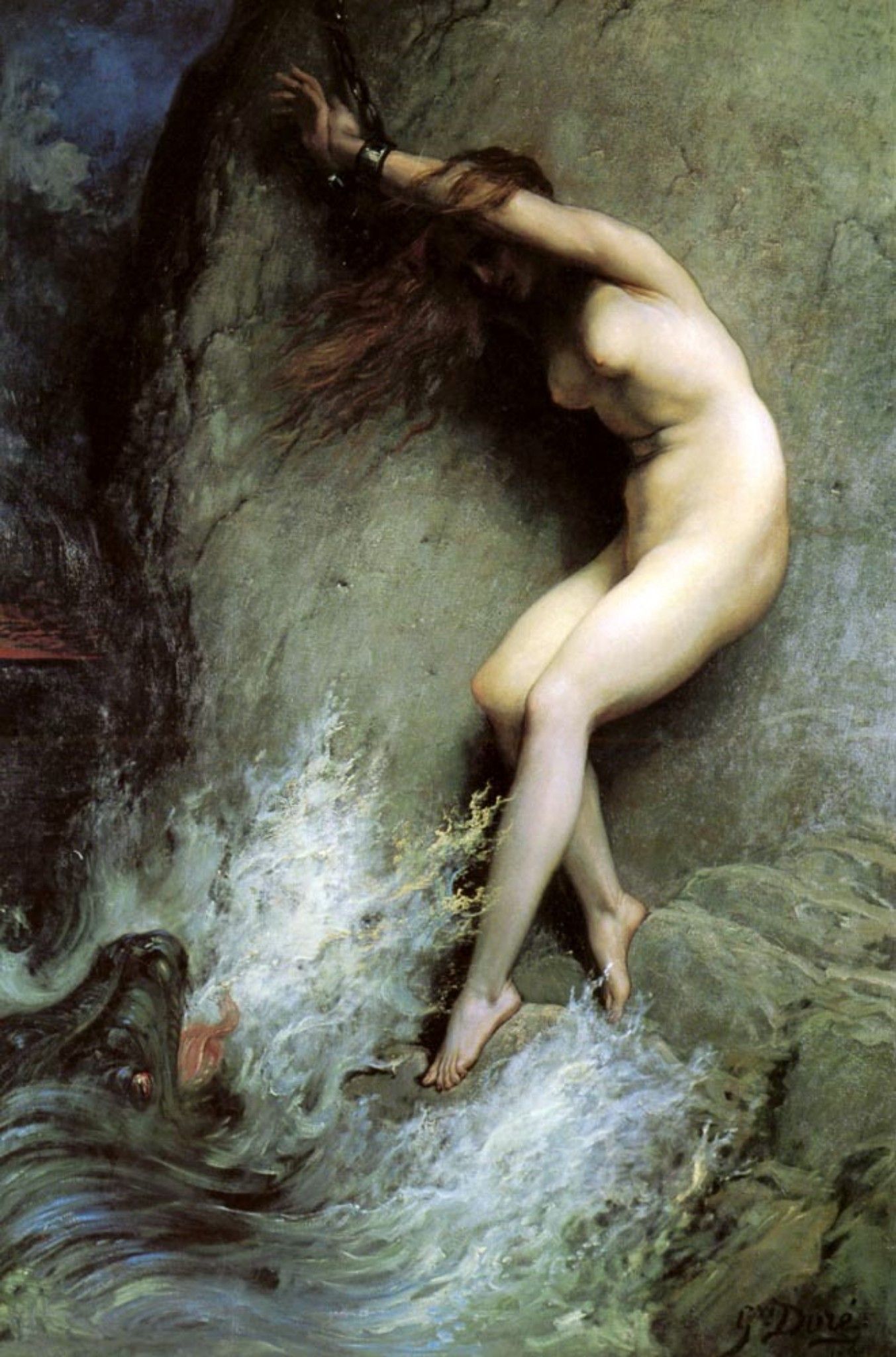 Andromeda by Gustave Doré