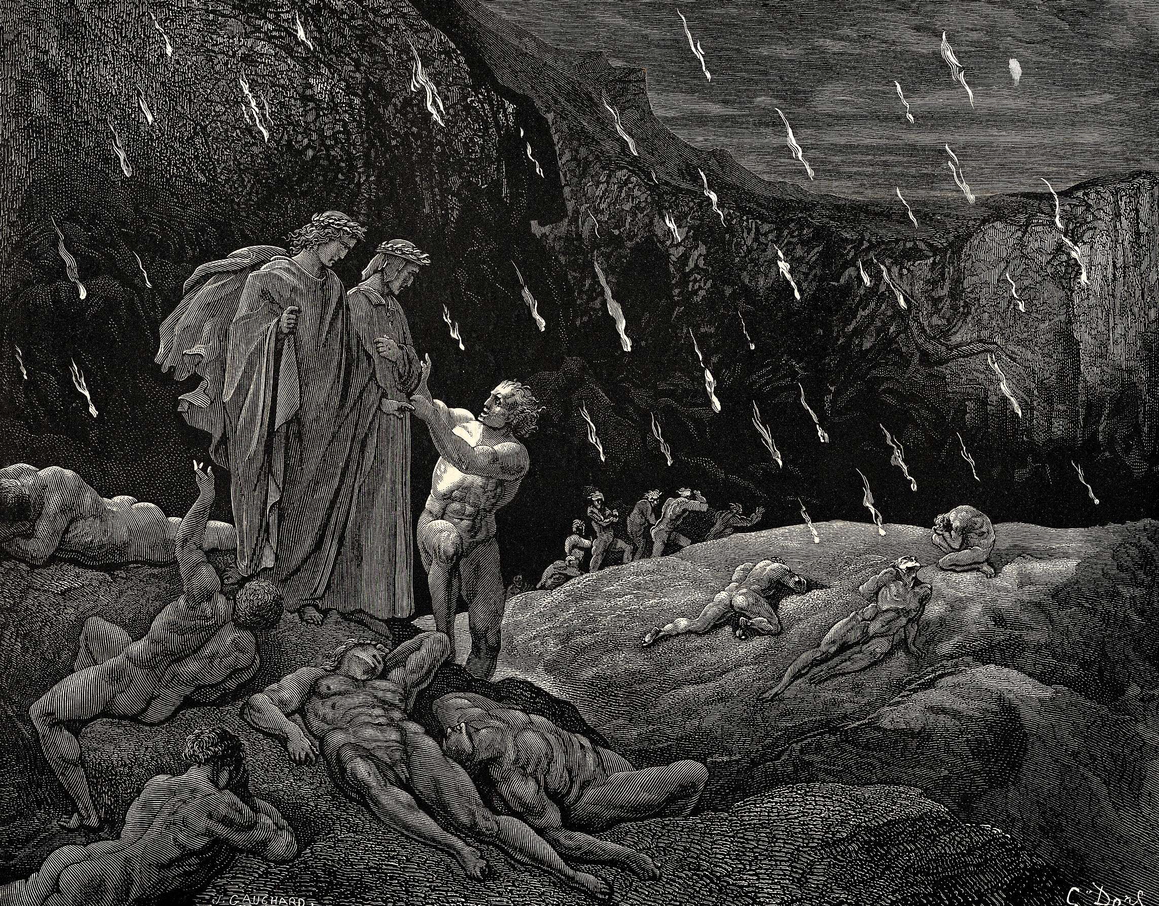 The Inferno, Canto 15 by Gustave Doré