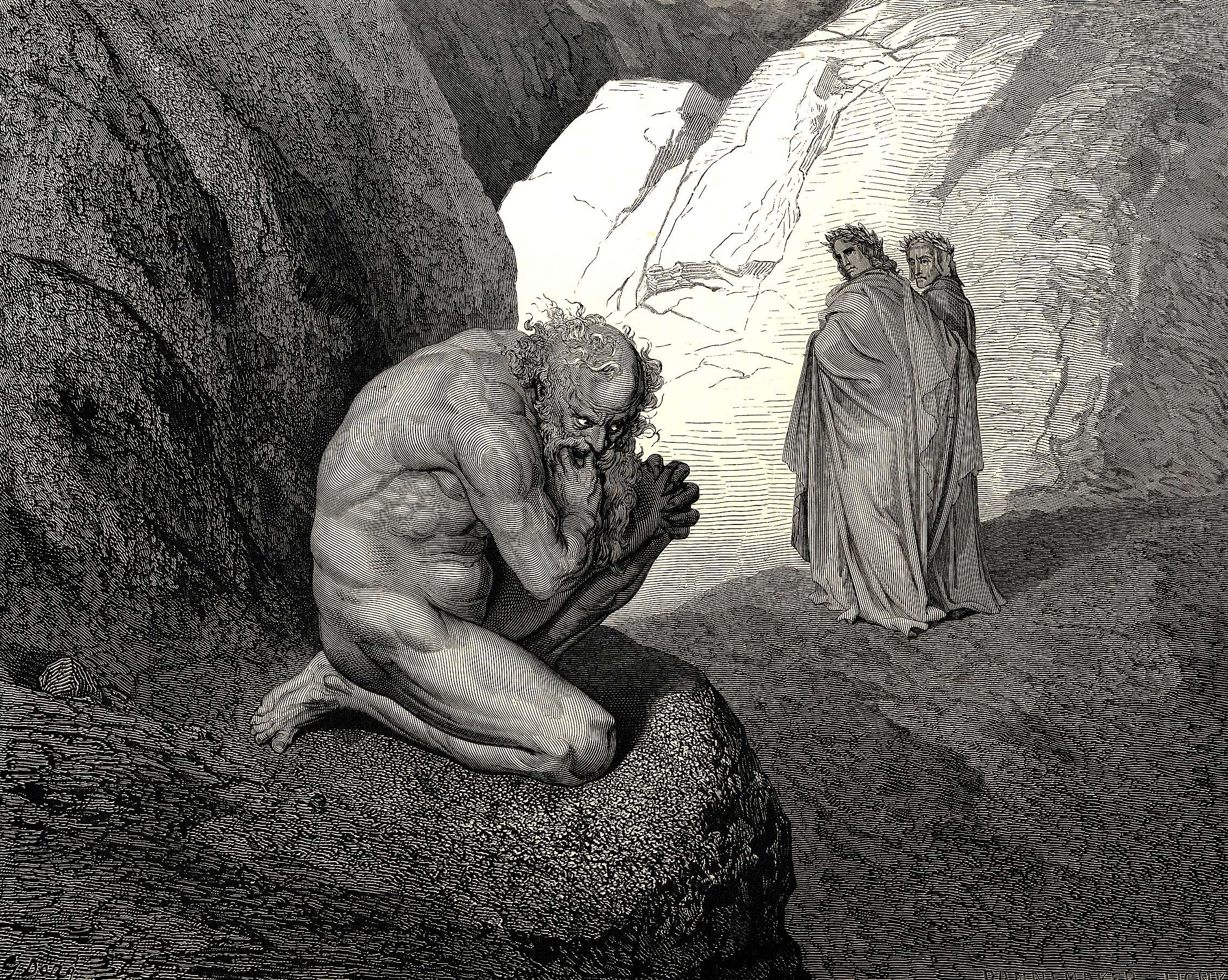 The Inferno, Canto 7 by Gustave Doré